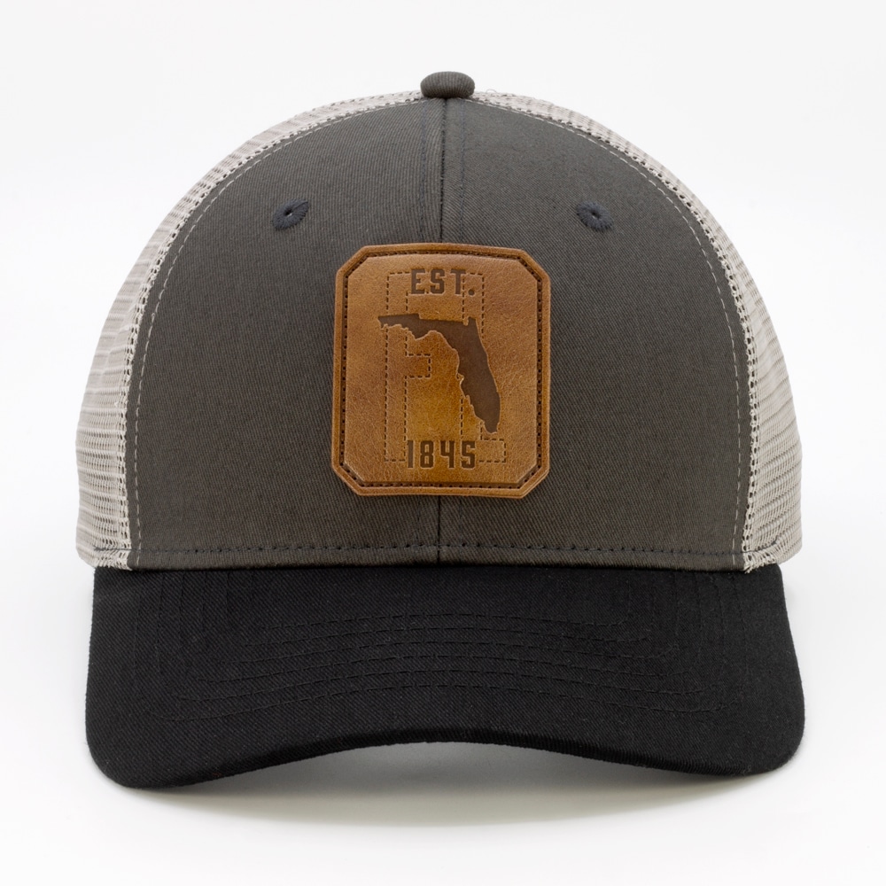 Infinity Brands Men's Charcoal Black/Light Gray Cotton/Polyester Baseball cap