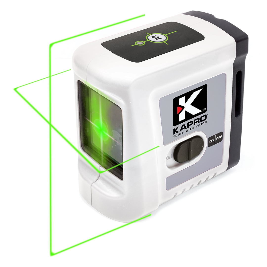 Kapro 862-GREEN 65-Feet Green Self-Leveling Cross-line Laser Level