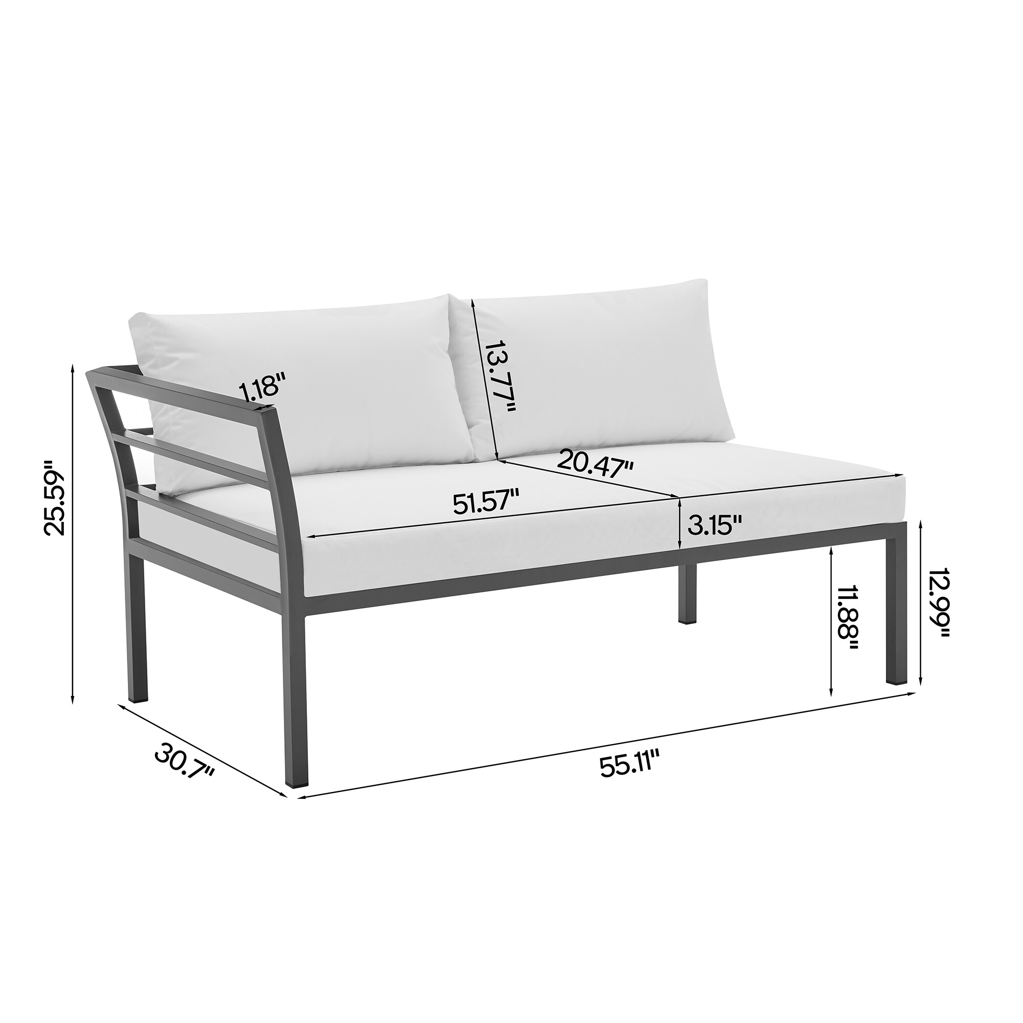 Manhattan Comfort OD-CV026-WH Patio-Conversation-Sets - View #3
