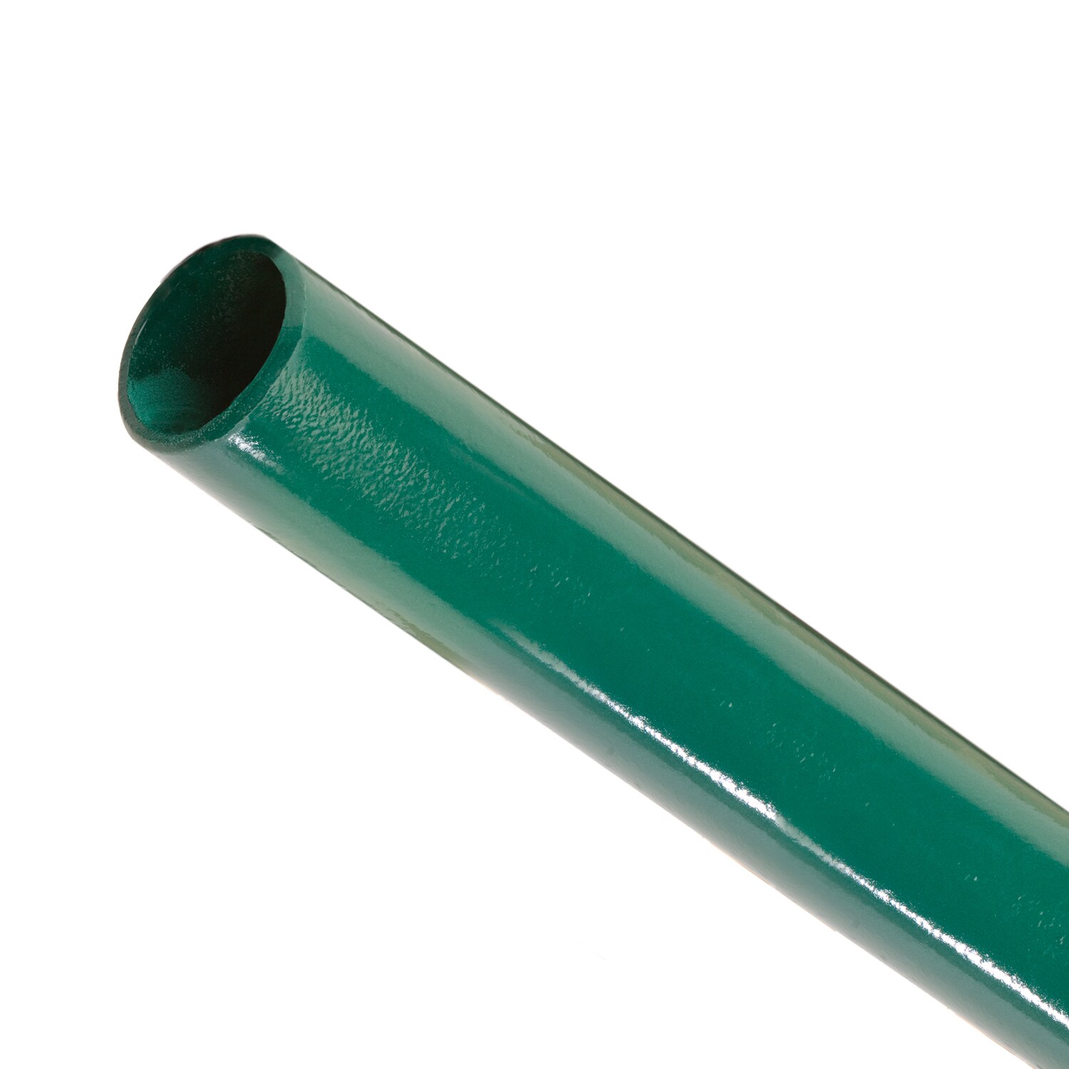  45525 7-ft H 16-Gauge Green Steel Line Chain Link Fence Post
