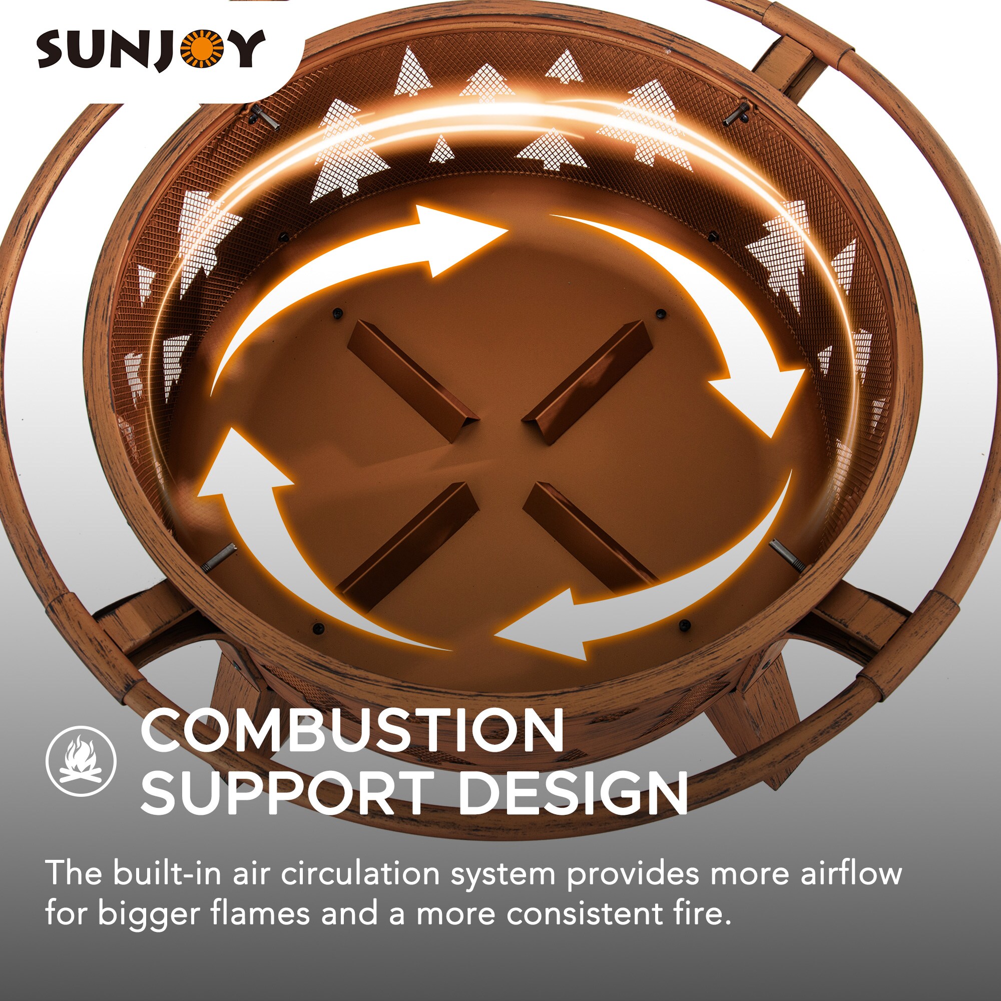 Sunjoy A301027000 Outdoor-Woodburning-Firepits - View #3