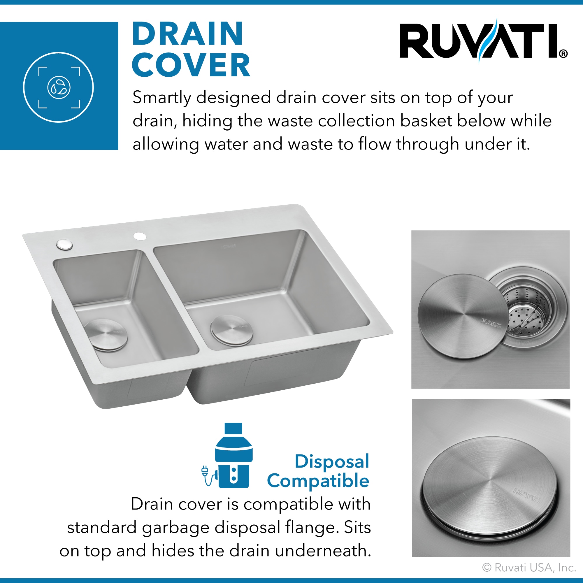 Ruvati RVM5176 Kitchen-Sinks - View #7