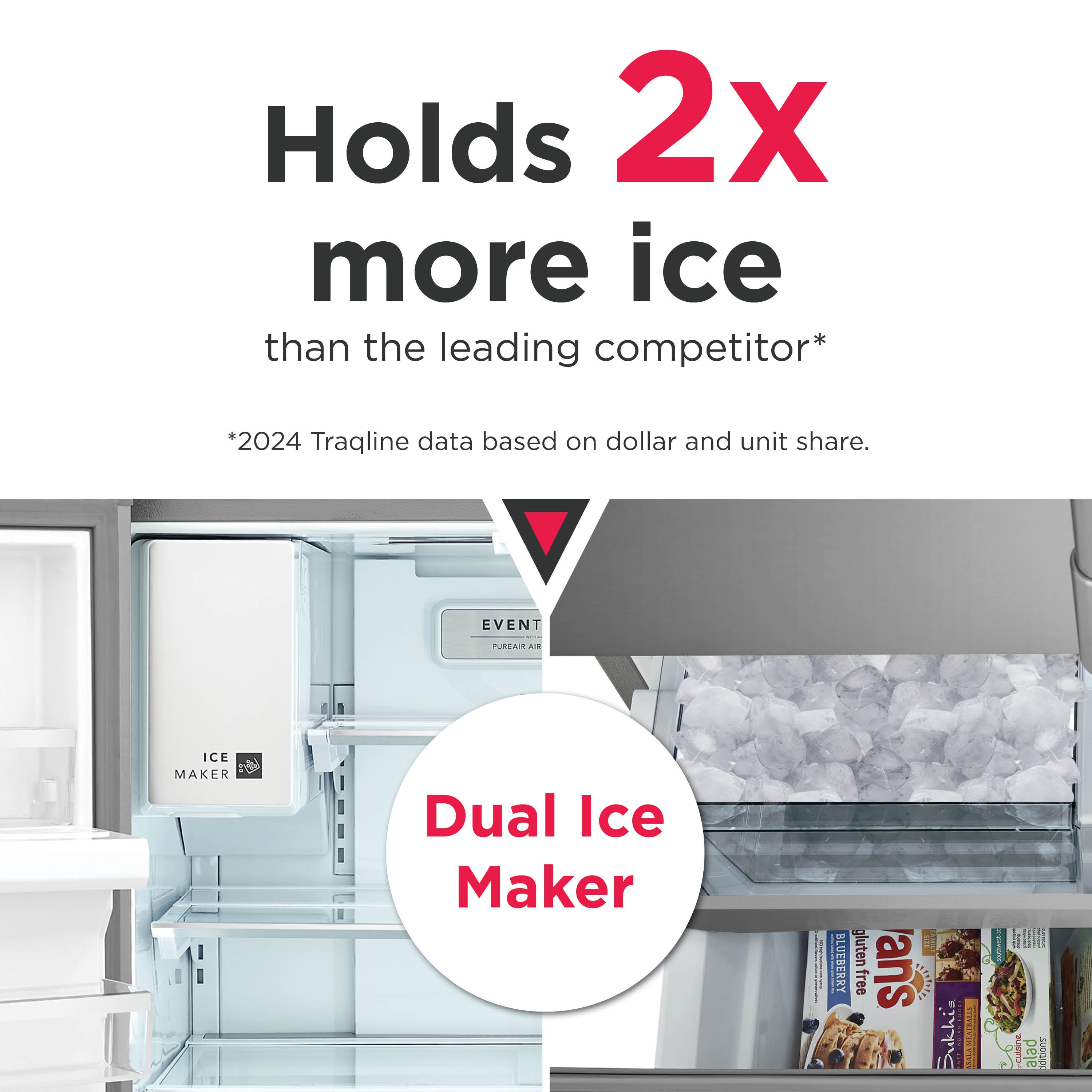 Frigidaire PRFS2883AF French-Door-Refrigerators - View #5