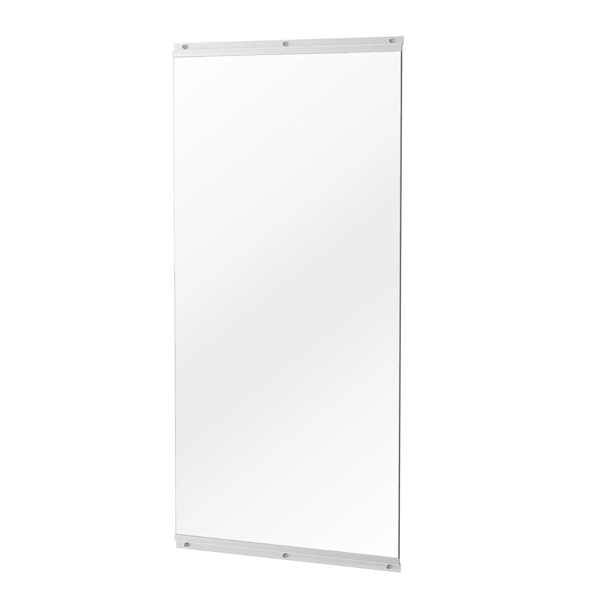 LOVMOR R-GM-24-48-1PC Polished 24 in. W x 48 in. Modern Rectangular Tempered Glass Wall Mirror