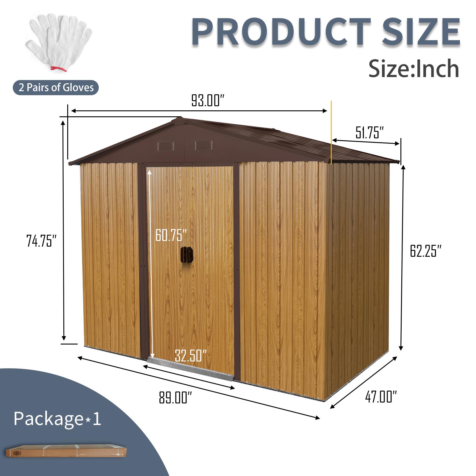 Bayfeve BF-85256-SD Metal-Storage-Buildings-Sheds - View #8