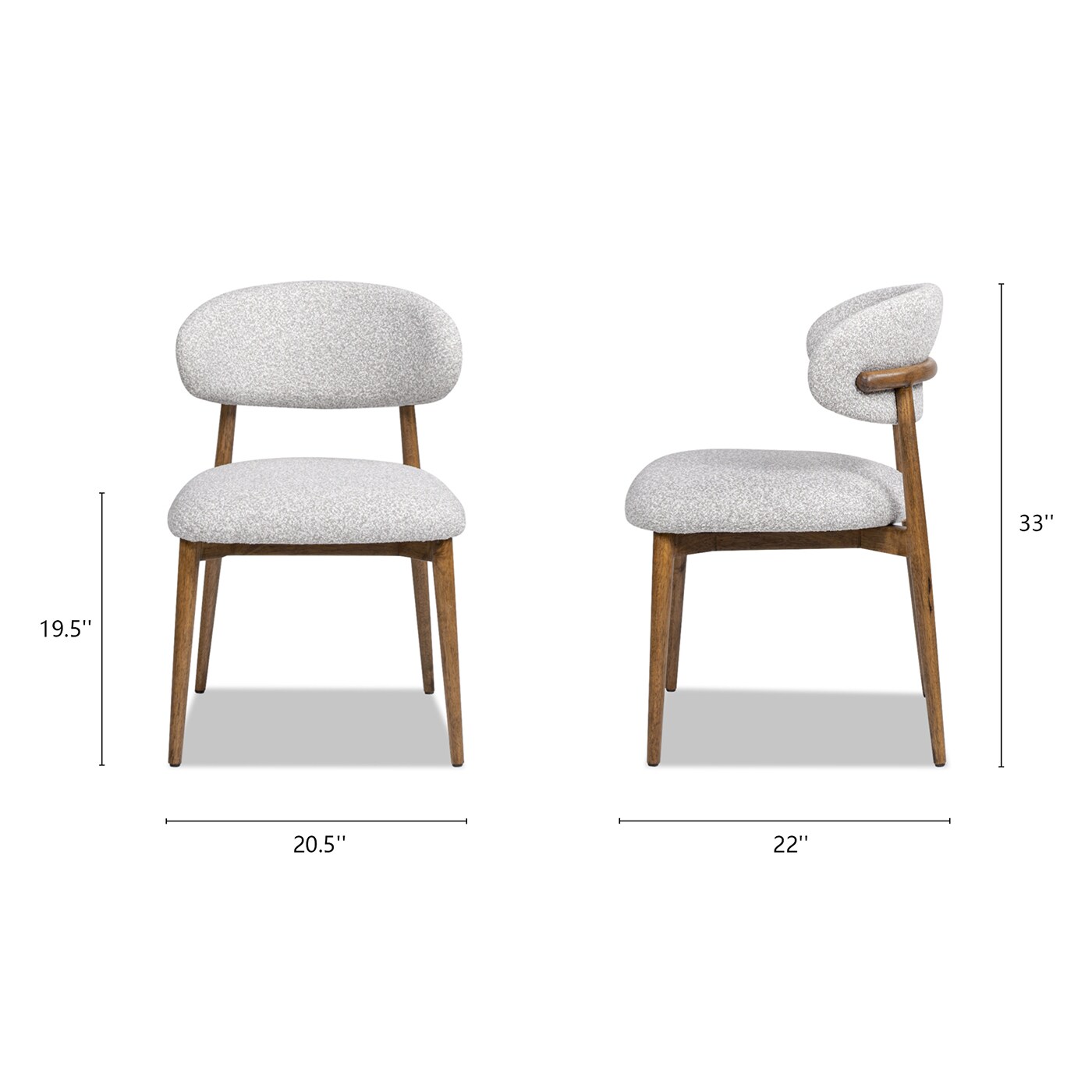Jennifer Taylor Home LMPG-80170 Dining-Chairs - View #4