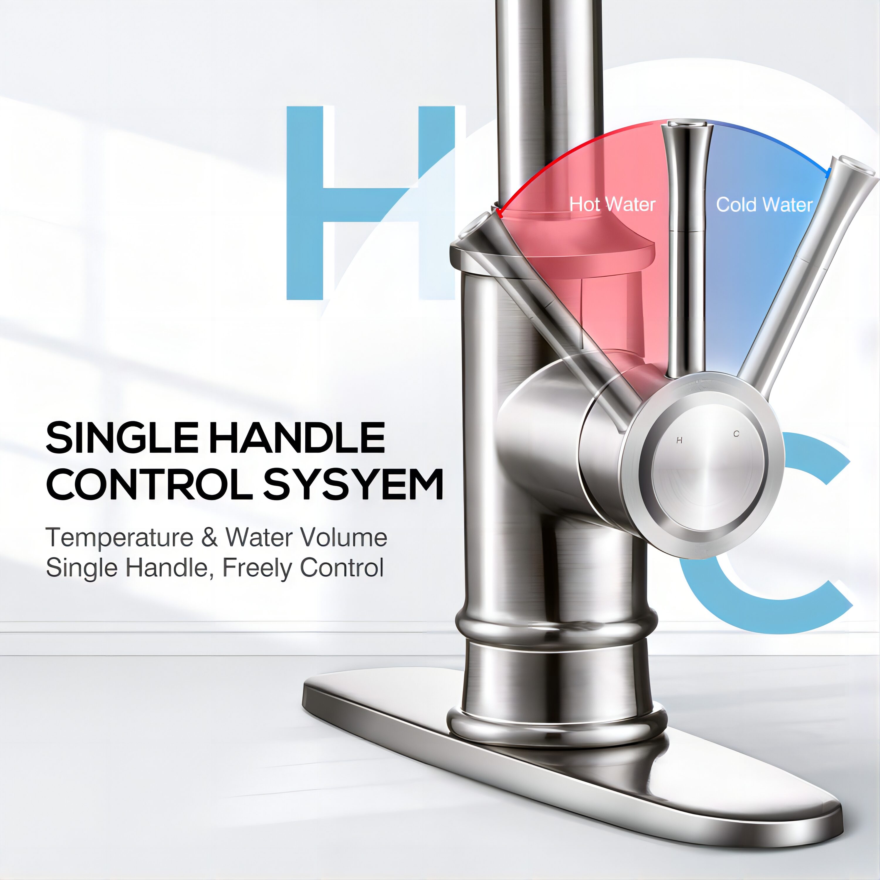Kahomvis TC-QPW6-5019 Kitchen-Faucets - View #7