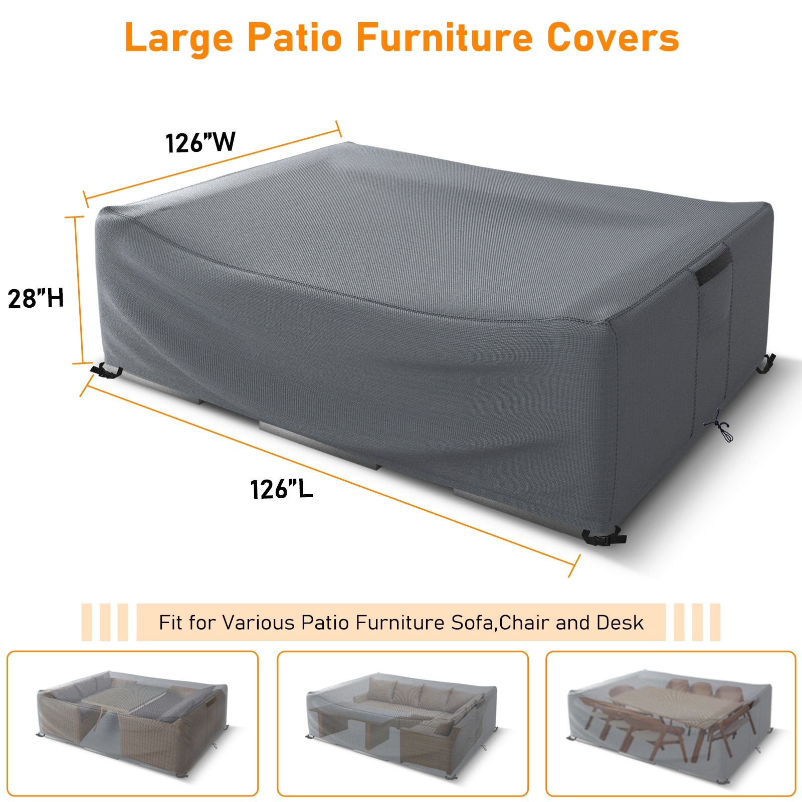 Gasadar LS-JX034-1 Patio-Furniture-Covers - View #2