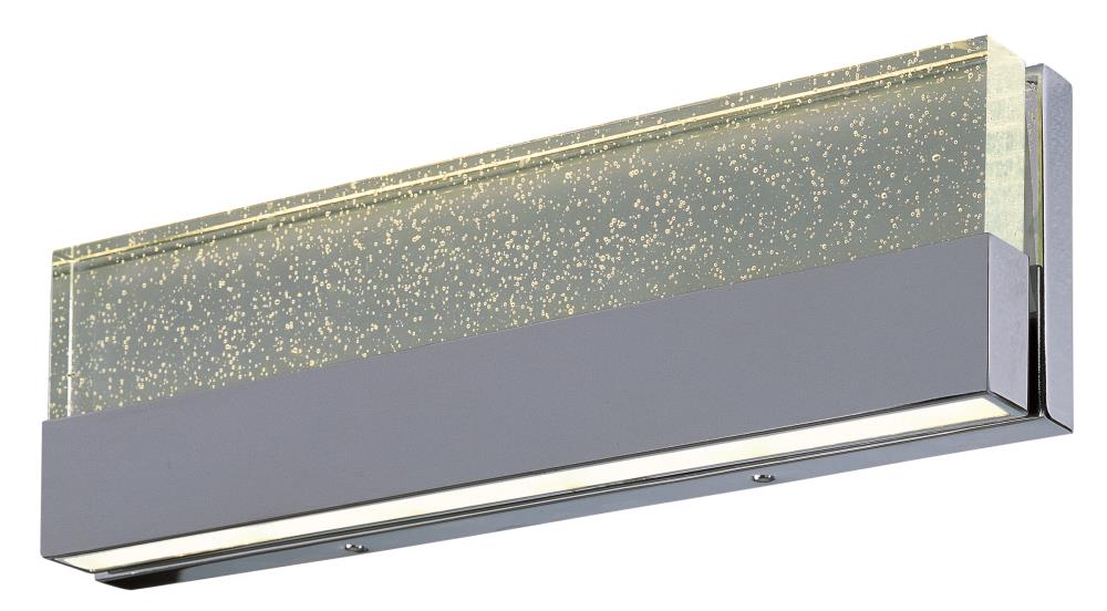 ET2 E22756-89PC Fizz III 2 -Light Polished Chrome Integrated LED Modern/contemporary Vanity light bar