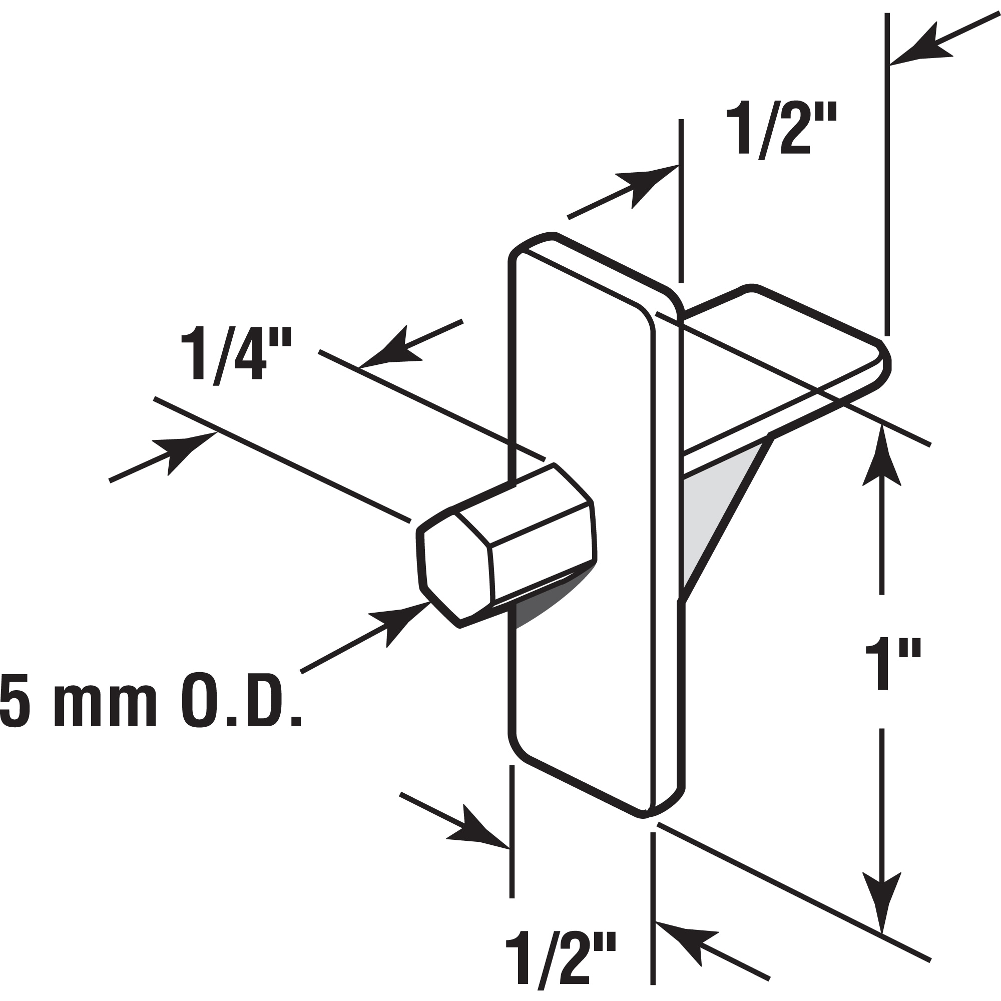 Prime-Line EP 9001 Shelving-Hardware - View #2