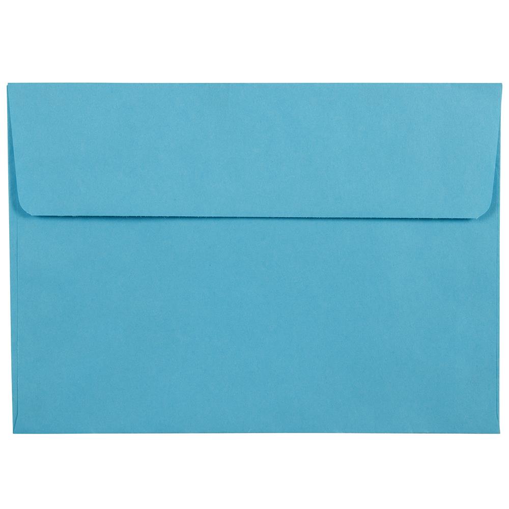Baby Blue C6 A6 Coloured Envelopes For Greeting Cards Invitation Crafts x 10 