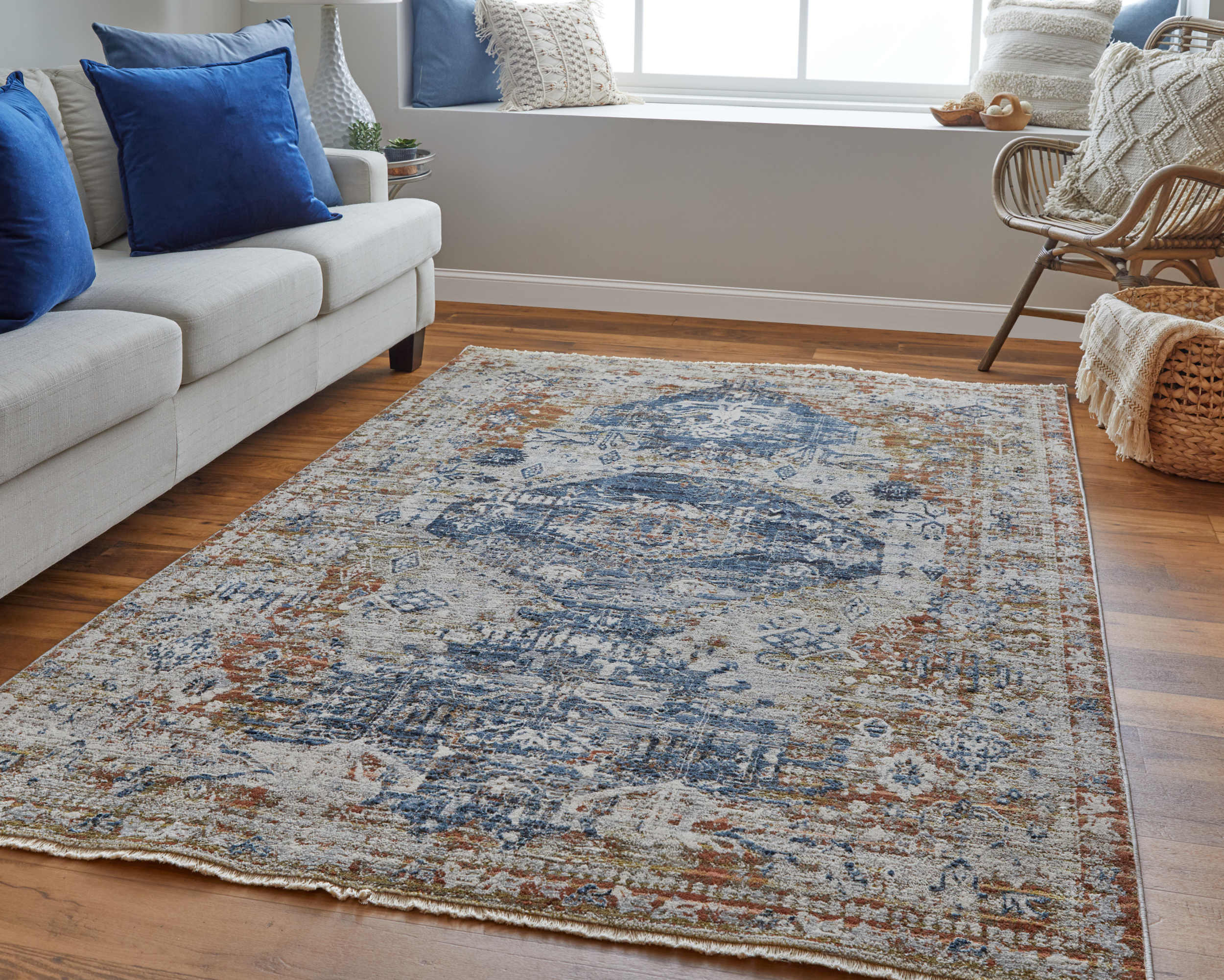 Room Envy KAIR39HWBLUREDB00 rugs - View #2