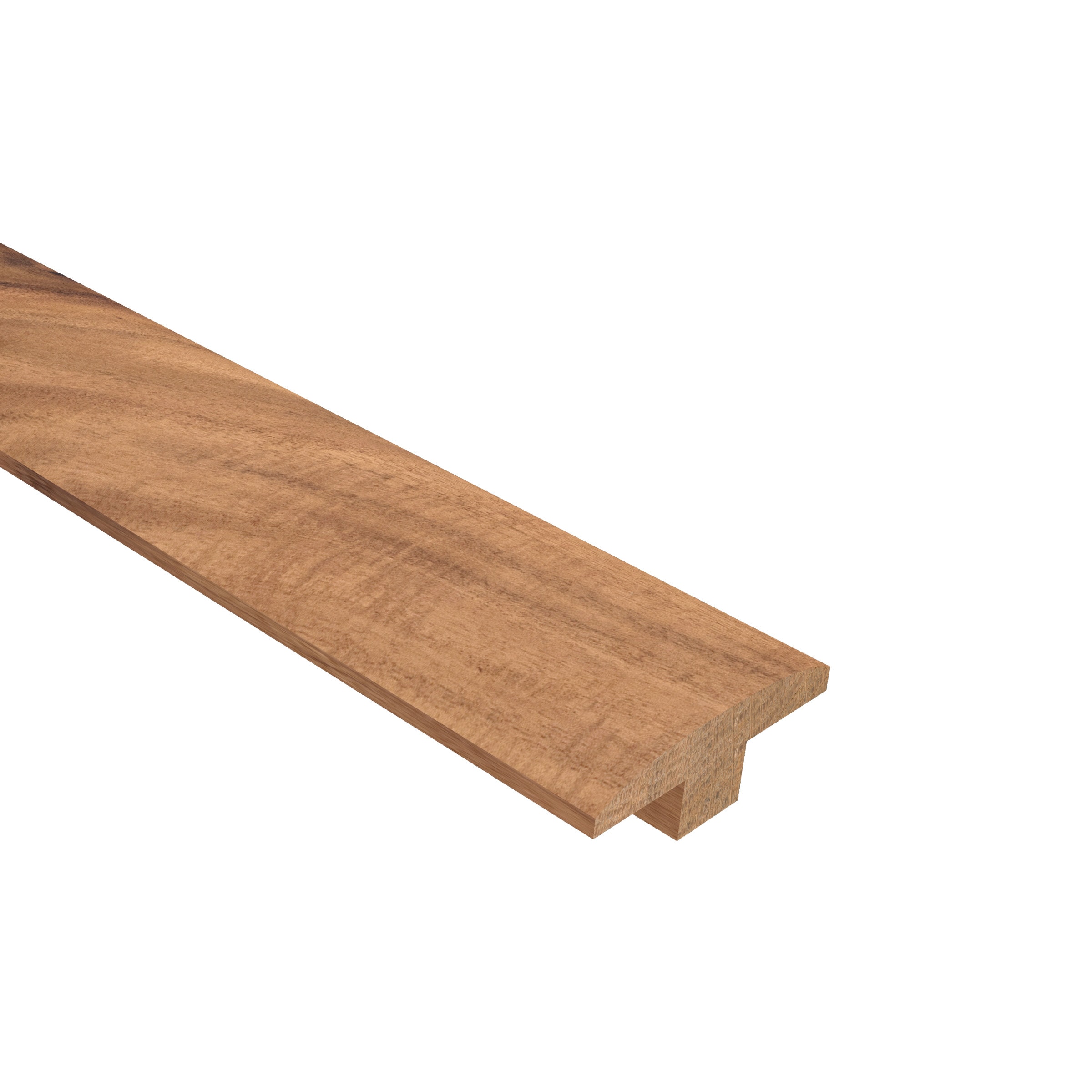 CALI 7601101319 Varietals Natural Acacia 3/4-in T x 2-in W x 74.8-in L Prefinished Acacia Wood T-moulding Floor Moulding Trim