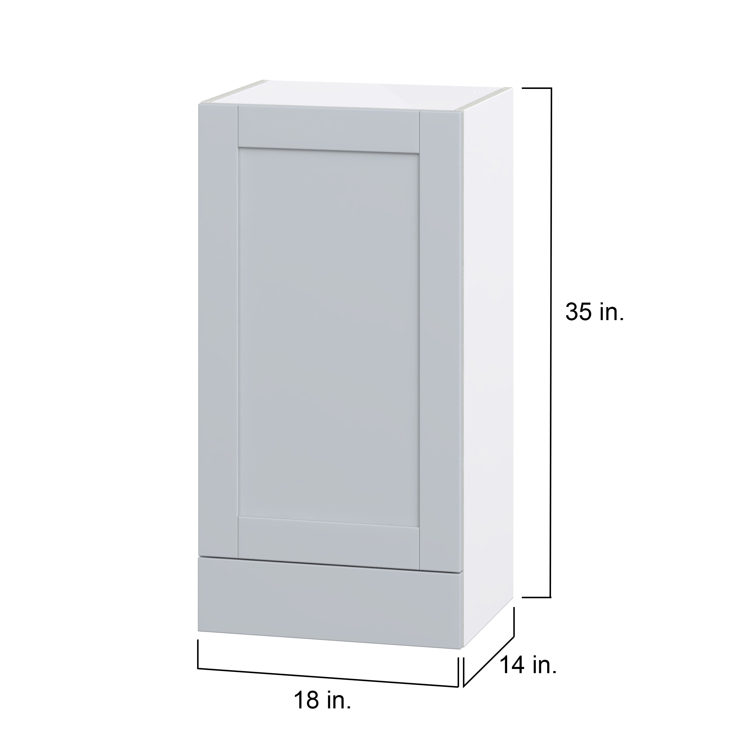 Hugo&Borg DSW1835A(L/R)-CH Cabinets-Kitchen - View #4