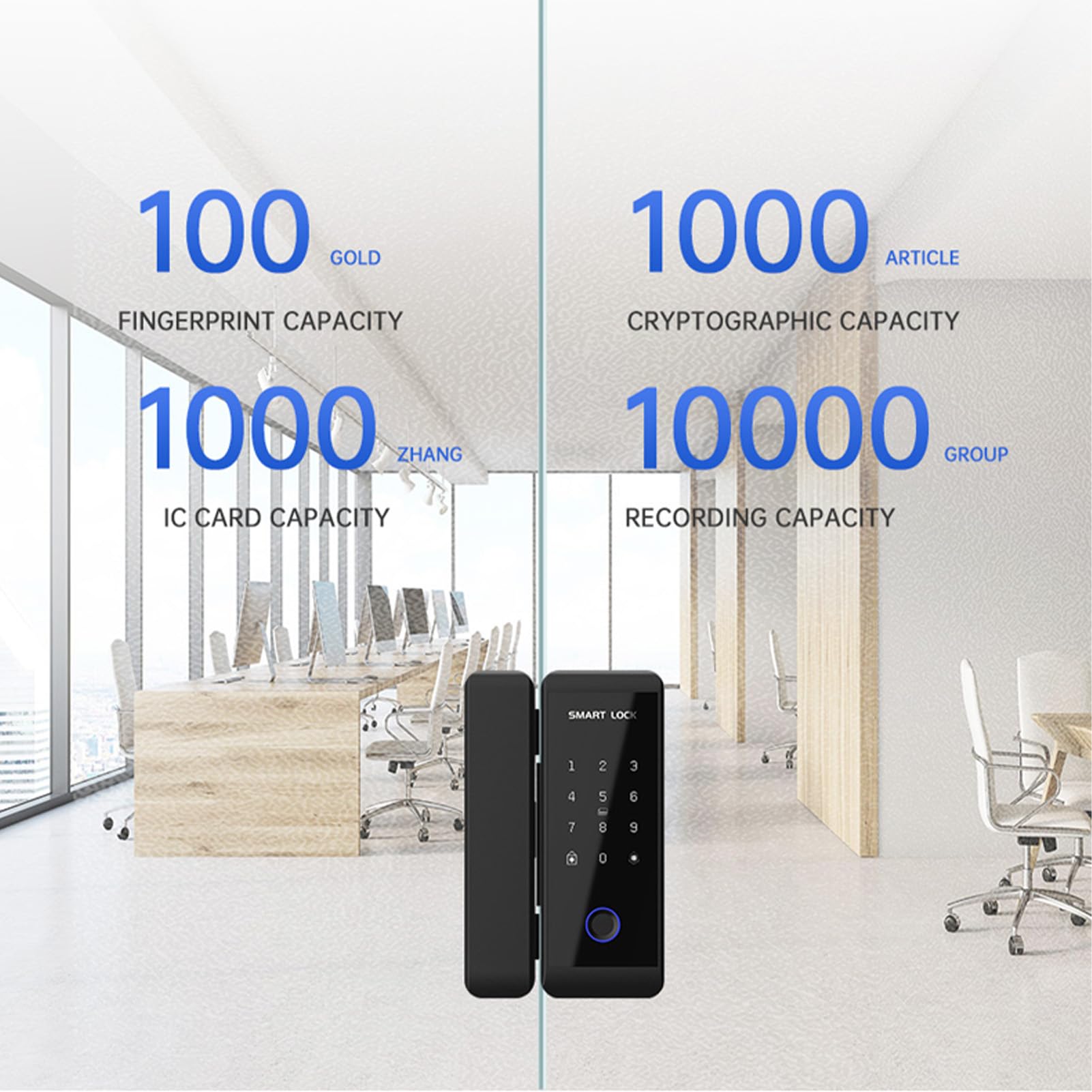 AKSCYZM LAK0803K278-1 Electronic-Door-Locks - View #4