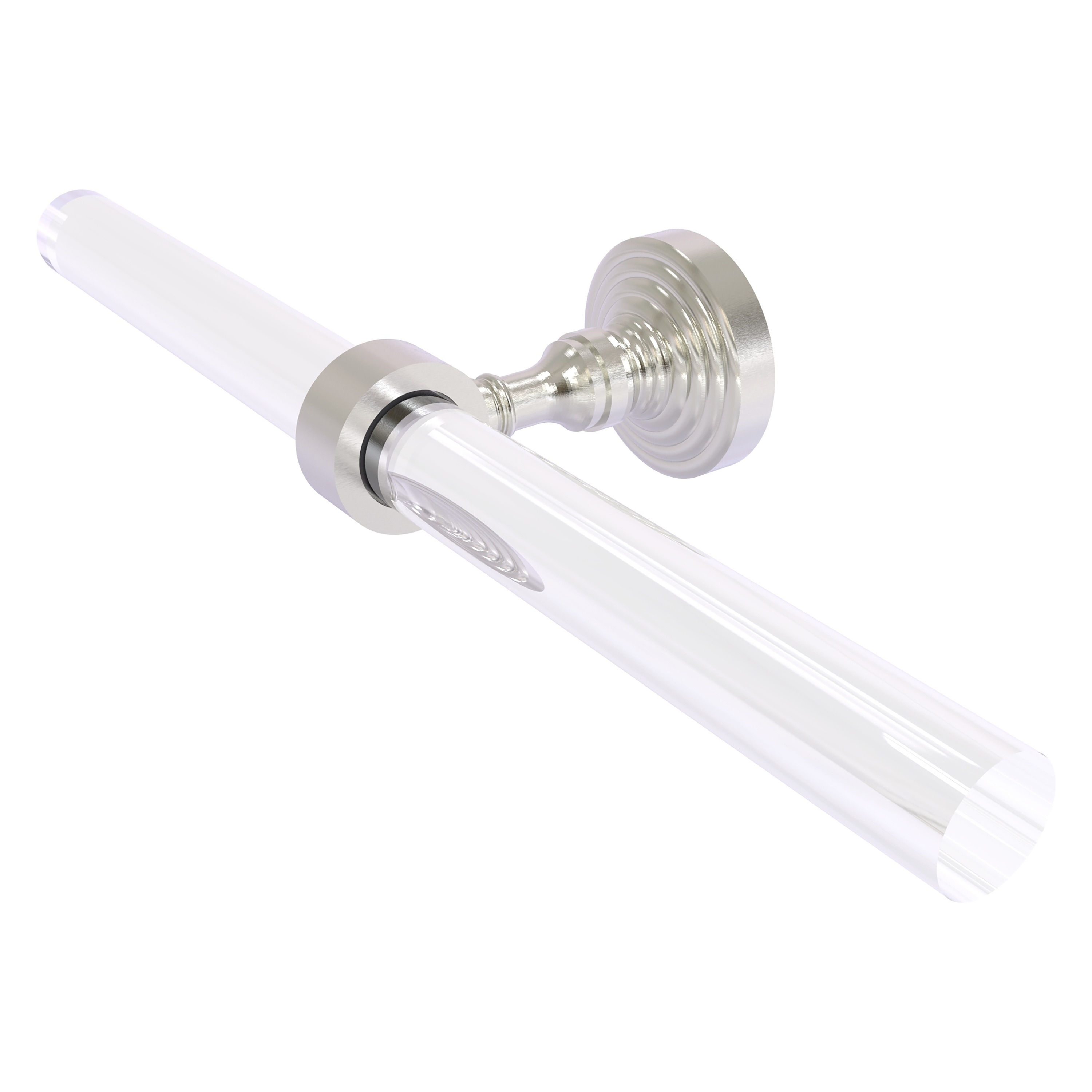 Allied Brass PG-HTB-2-SN Pacific Grove 15-in double Satin Nickel Wall mount Double Towel Bar