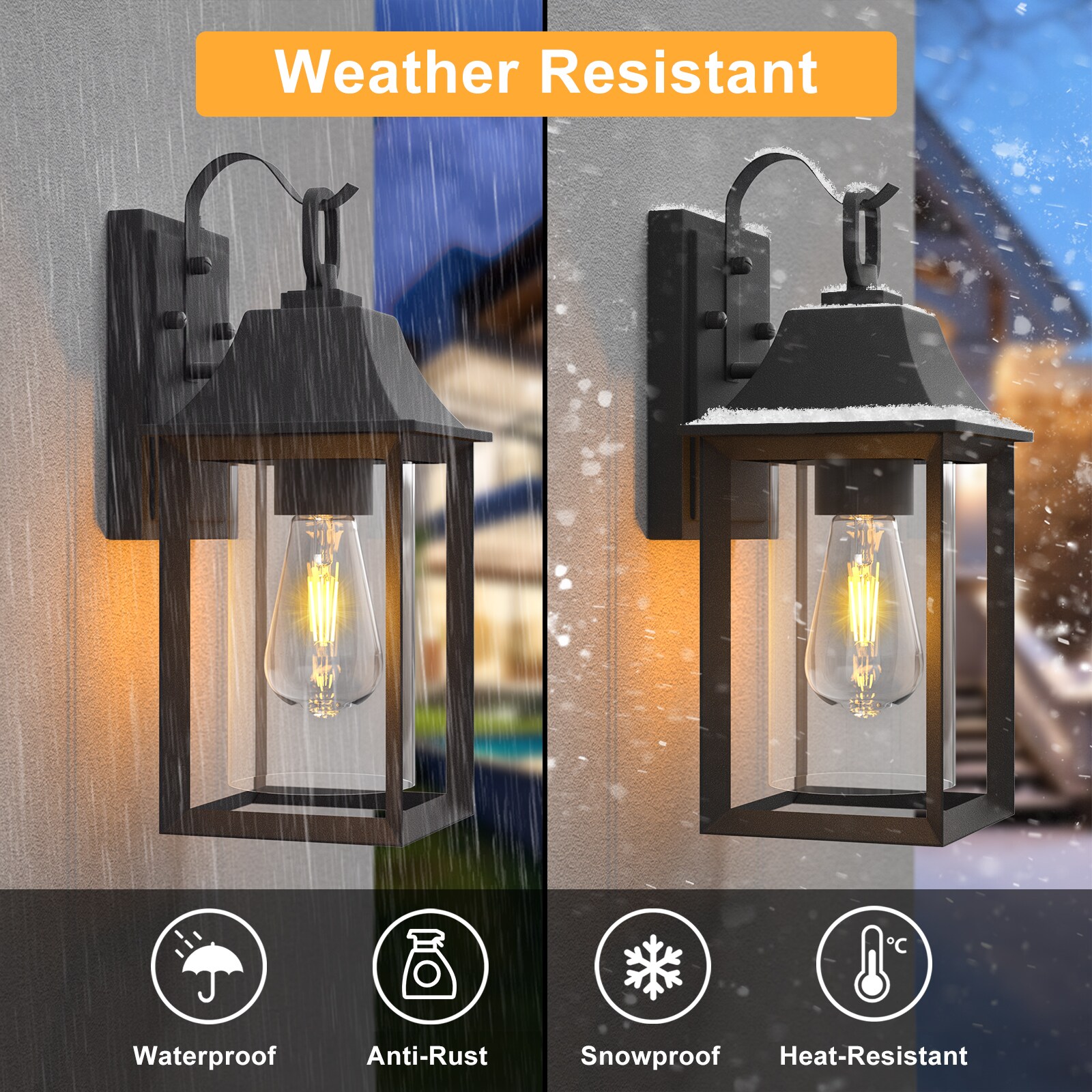 Maxax 7038-1BK Outdoor-Wall-Lighting - View #5