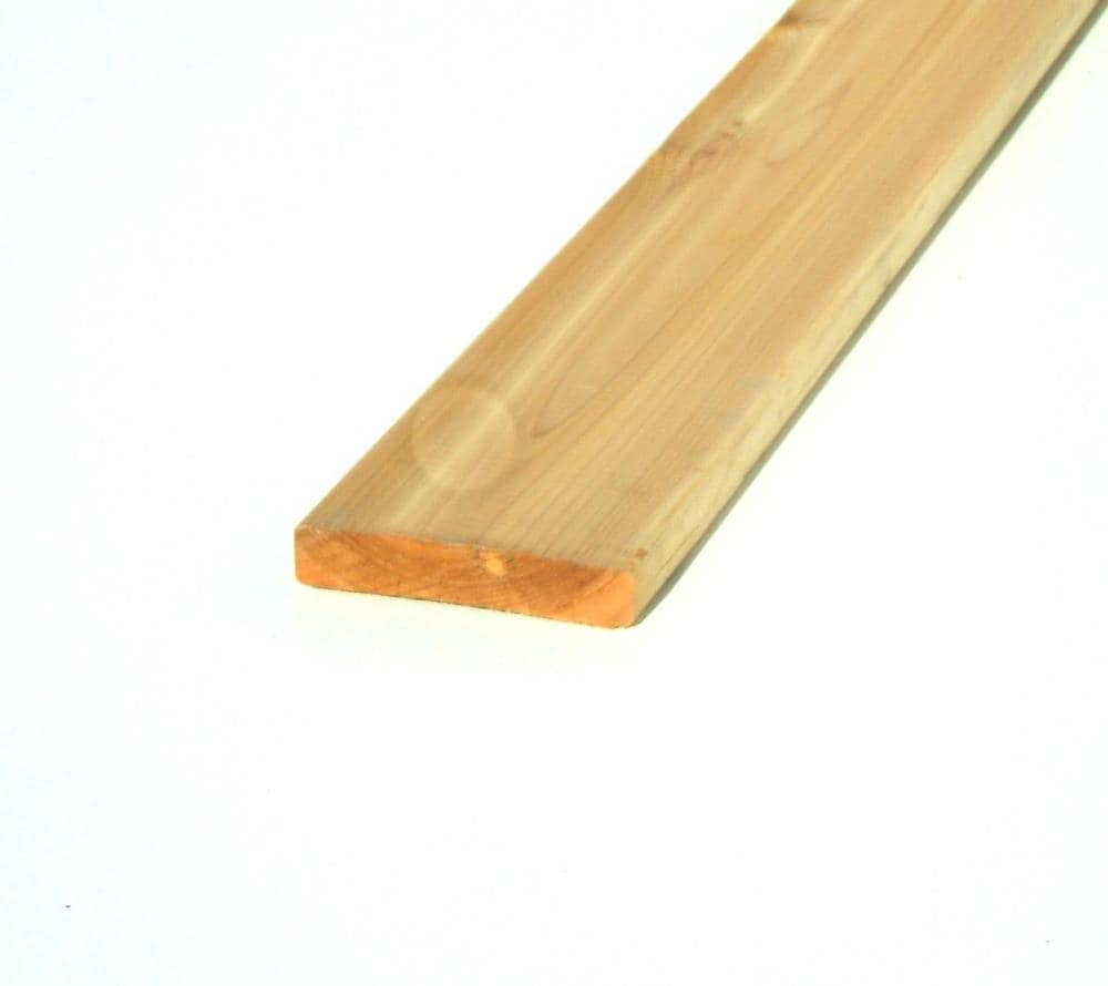  SCDA540608 5/4-in x 6-in x 8-ft #2 S4S Cedar Green Deck Board Lumber
