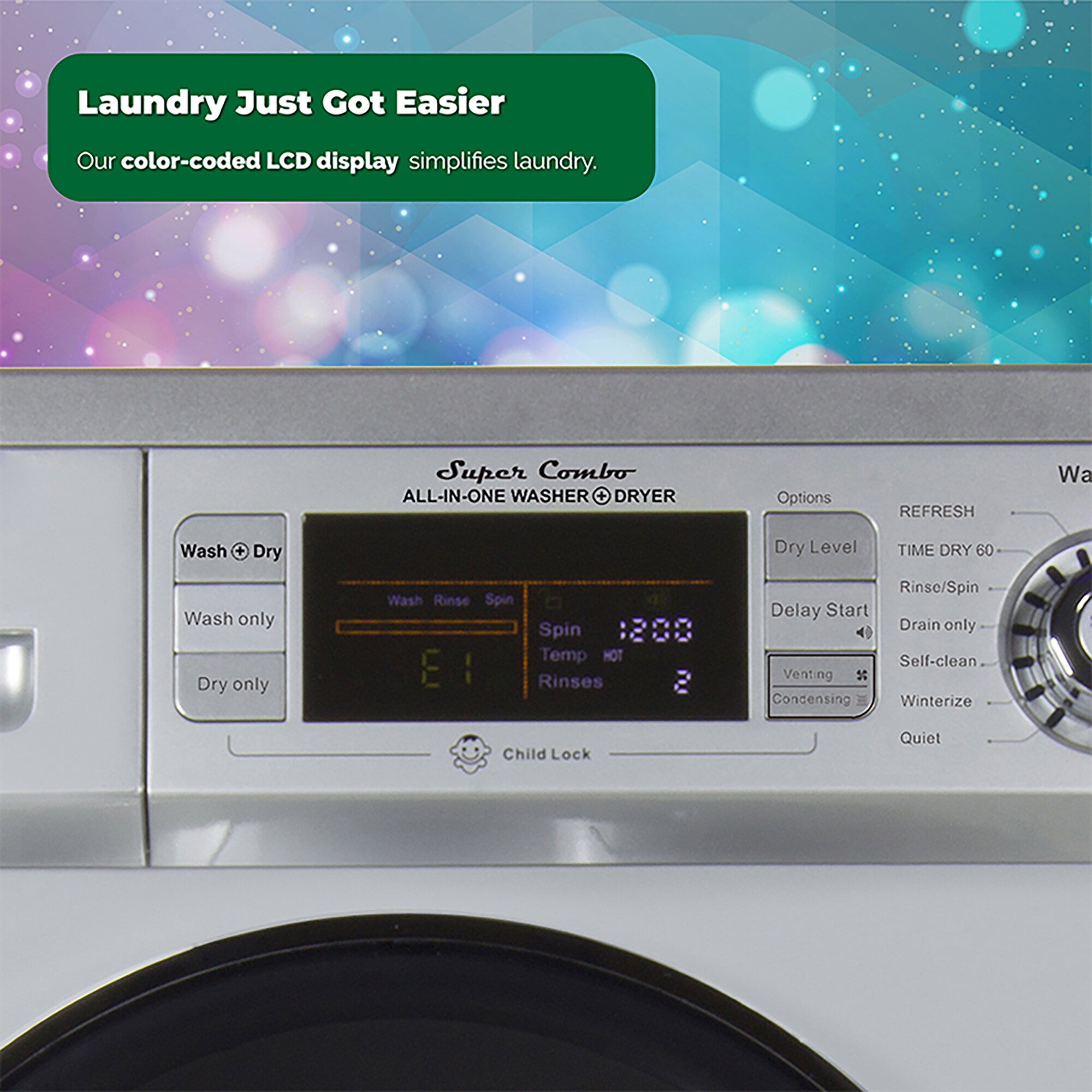 Equator Advanced Appliances EZ 4400N S + 2 HE Combination-Washers-Dryers - View #13
