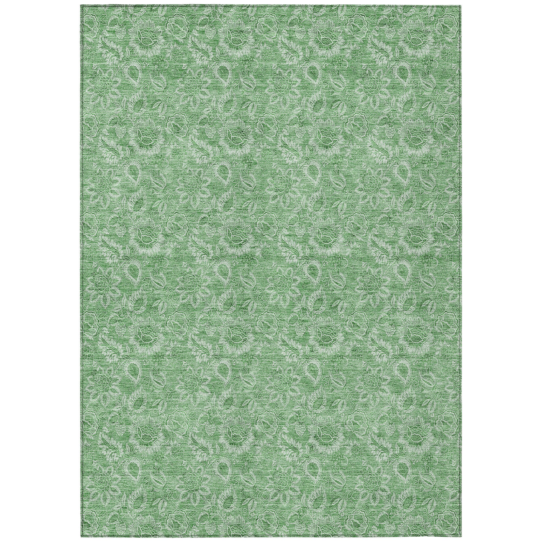 Addison Rugs ACN662GE3X5 Chantille ACN662GE 3 x 5 (ft) Polyester Green Rectangular Indoor/Outdoor Geometric Machine washable Area rug