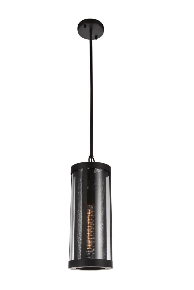 CWI Lighting 9855P6-1-133 Souris Reddish Brown Rustic Geometric Mini Hanging Pendant Light