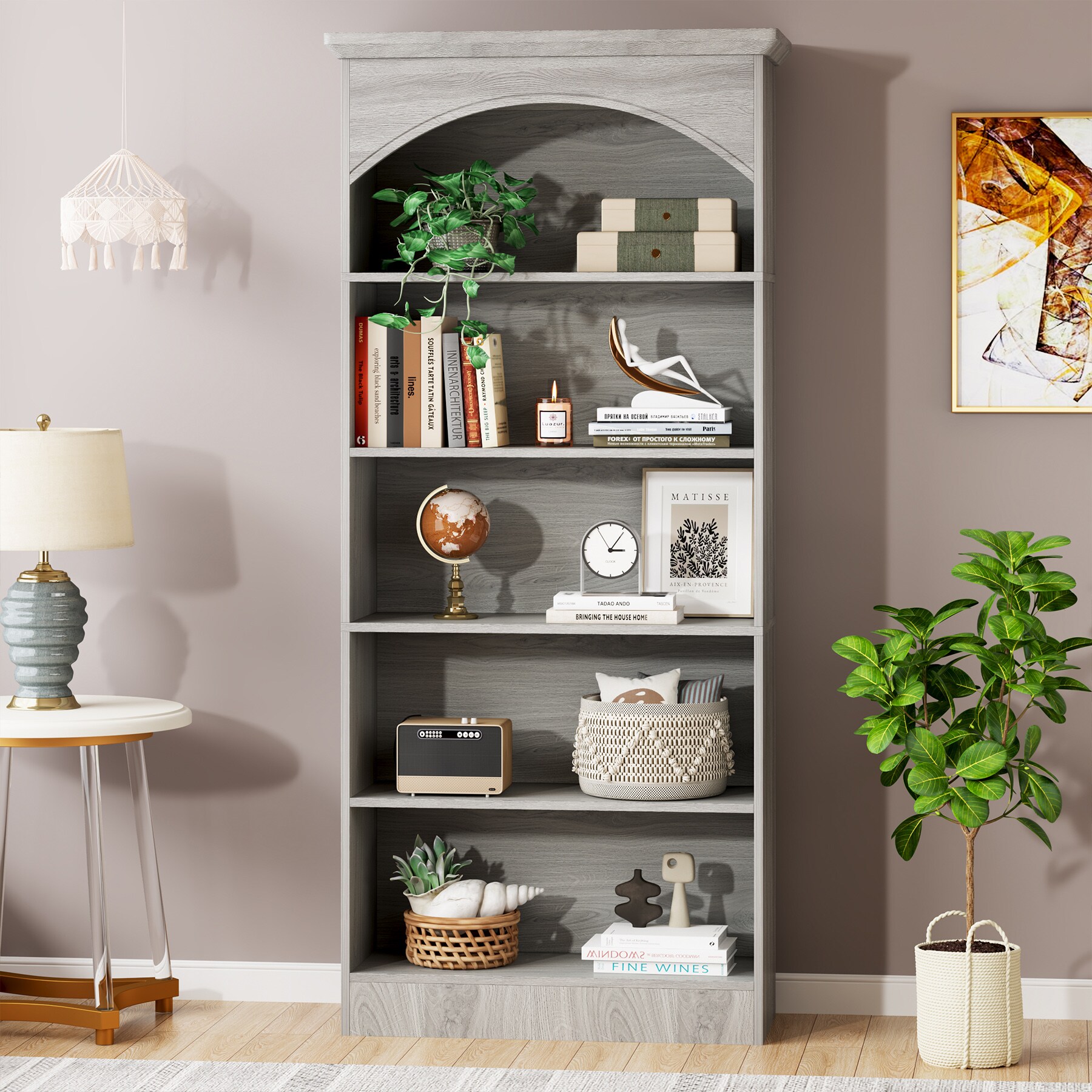 Tribesigns HOGA-J0221 bookcases - View #3