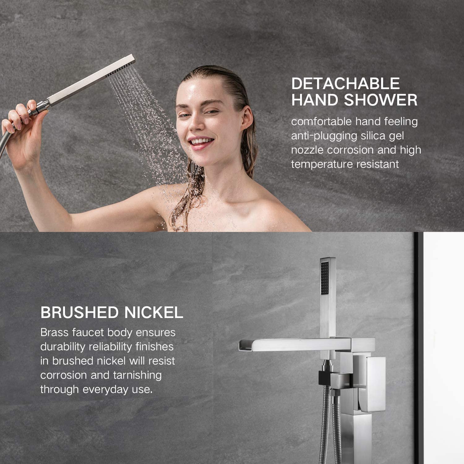Clihome MS-BL-I1512-BN Roman-Tub-Faucets - View #7
