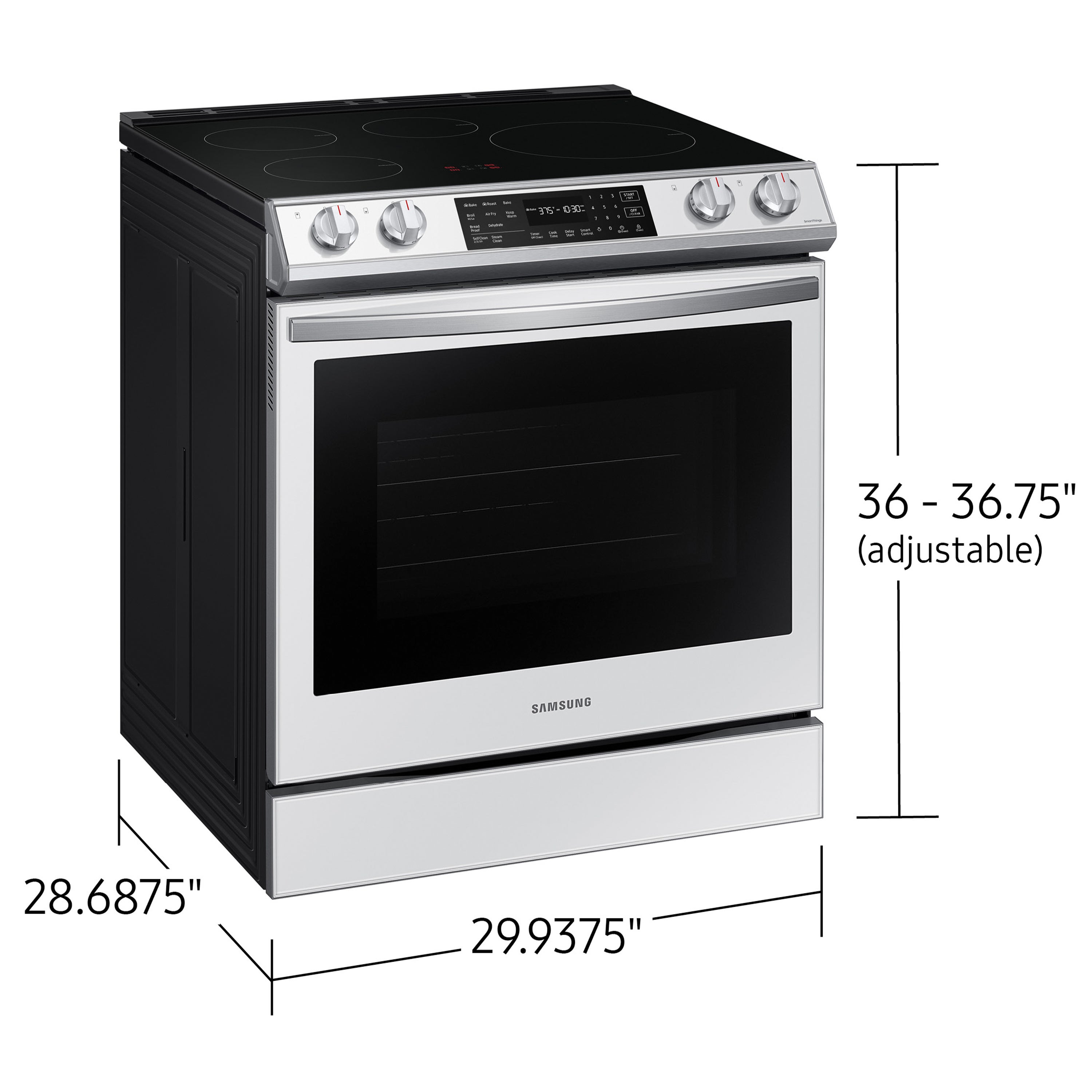 Samsung Bespoke 30in 4 Elements Selfcleaning and Steam Cleaning Air