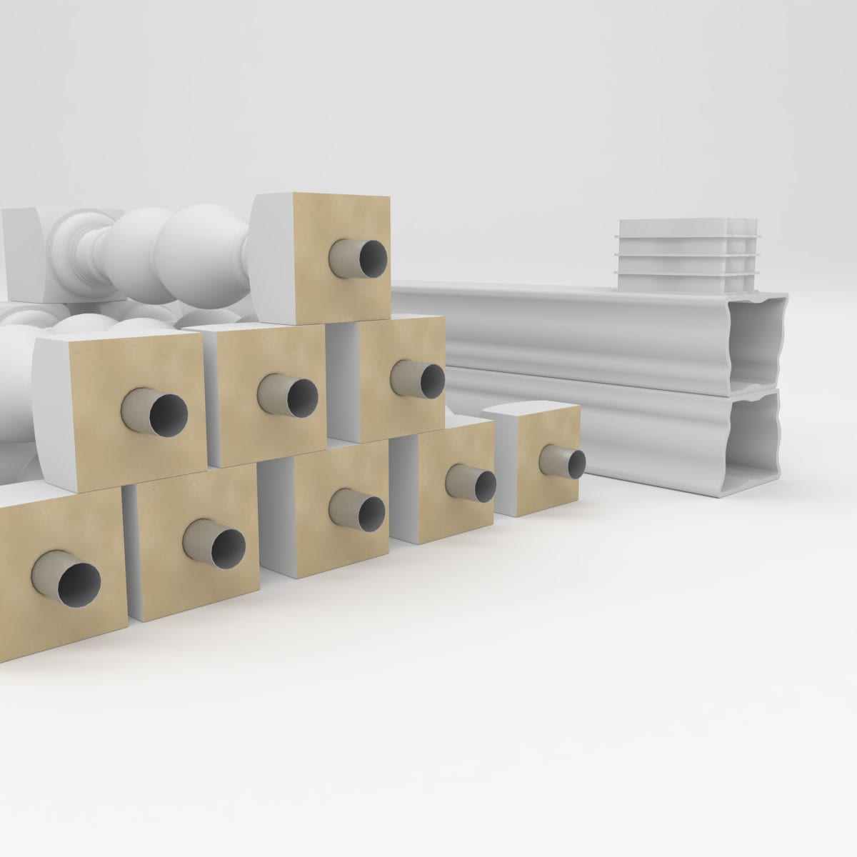 Ekena Millwork BALK40X060AVD railings - View #6