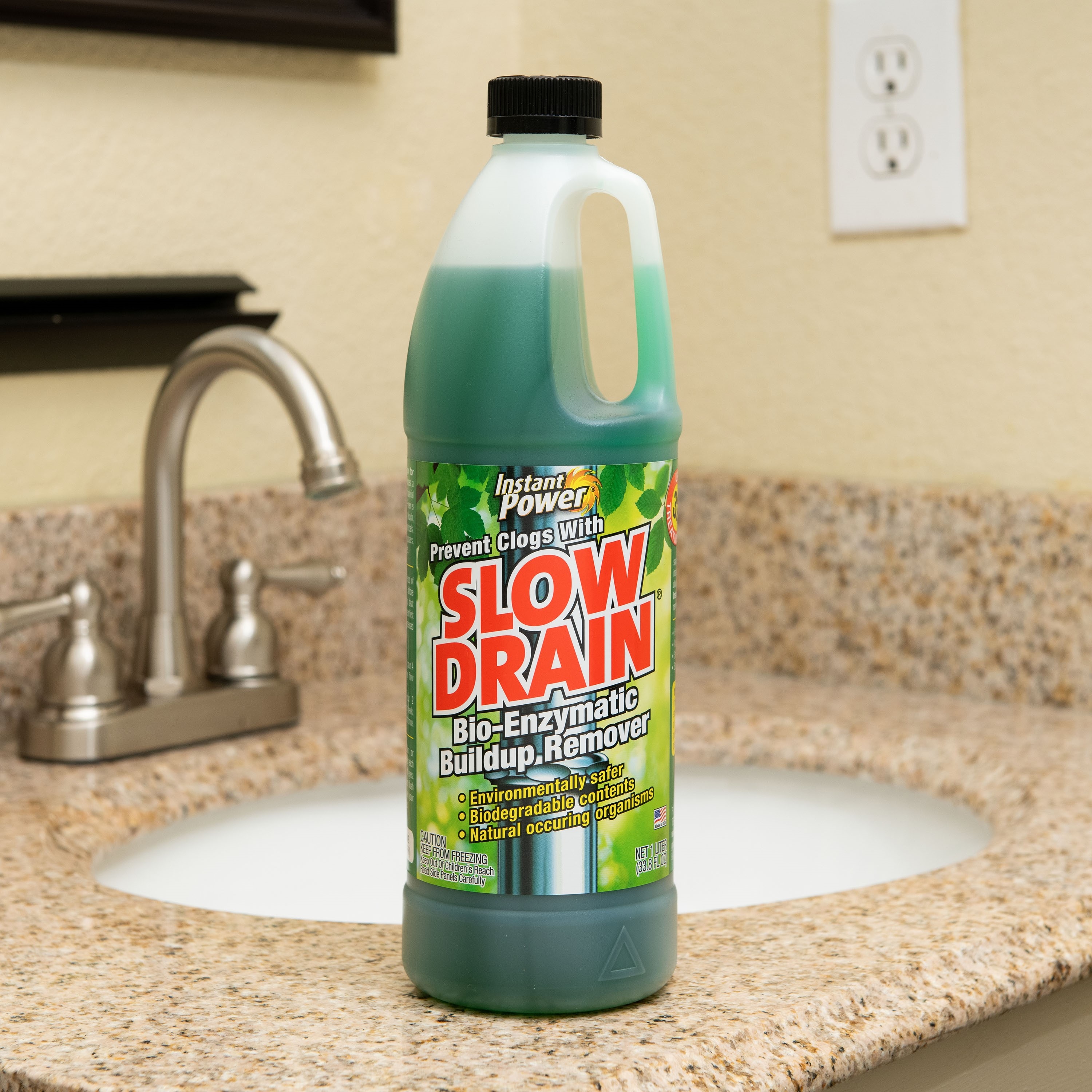 NEW Drain Cleaner 67.6 oz Commercial Residential Slow Build-Up Remover  2-PACK