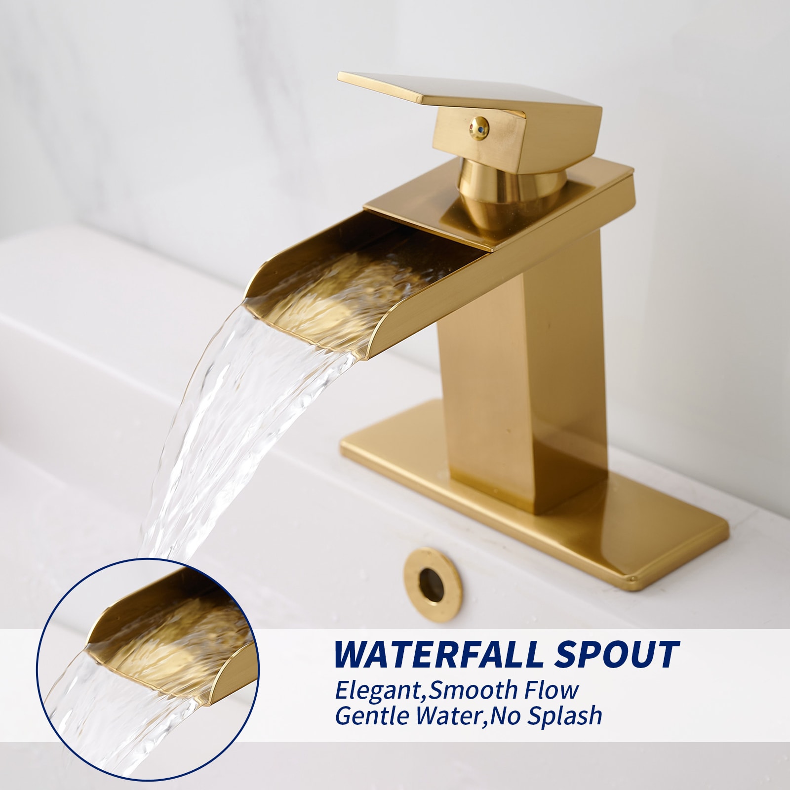 BWE A-96009-GOLD Lavatory-Faucets - View #3