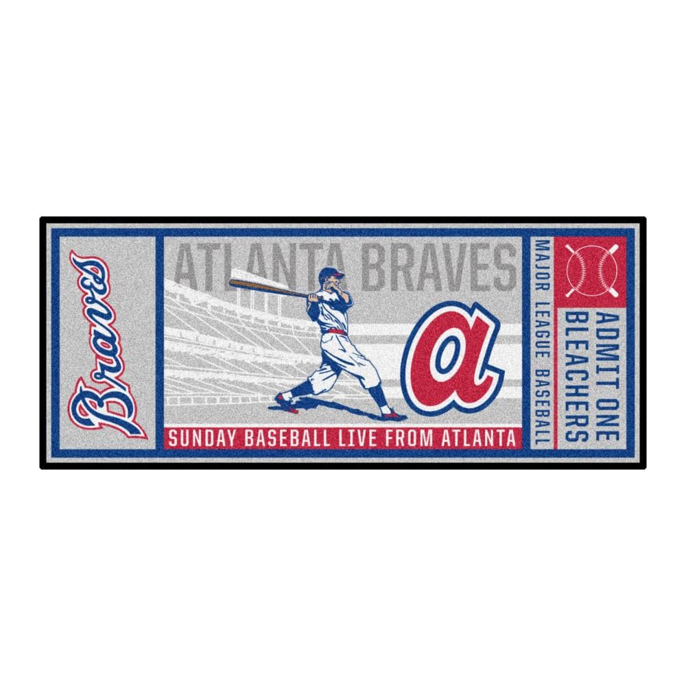 Atlanta Braves Living Room Area No2048 Rug - Inktee Store