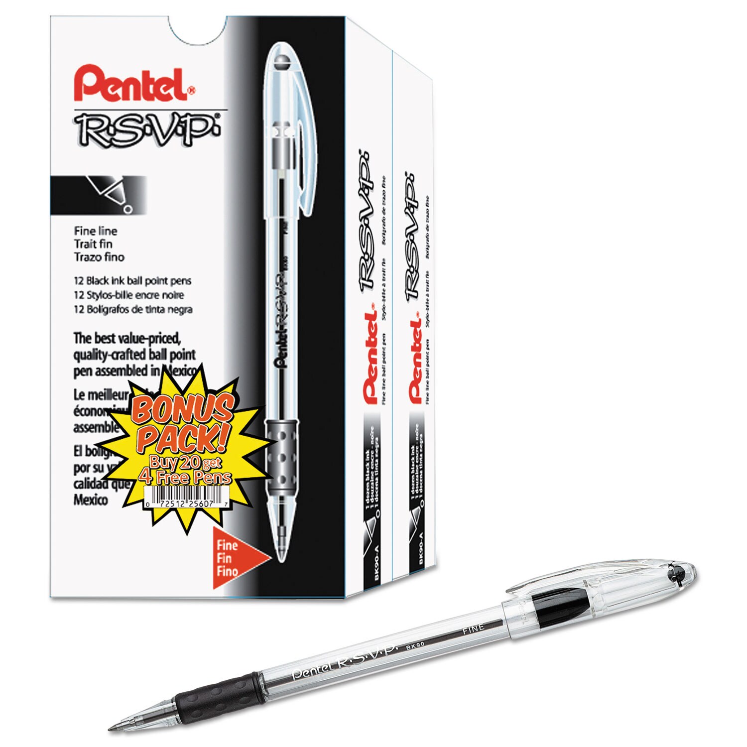 Pentel ESNPENBK90ASW2  - View #3