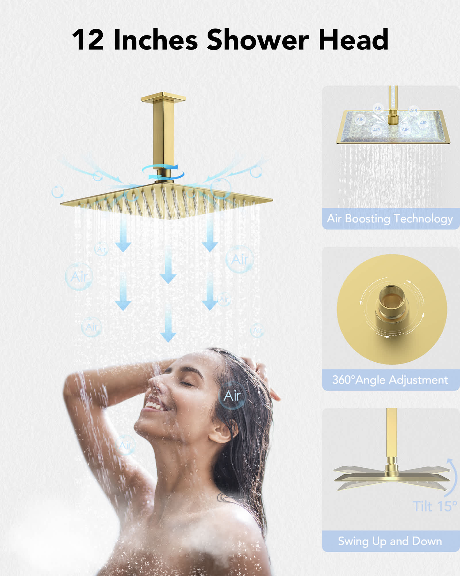 EVERSTEIN SFS1006-GD12 Tub-Shower-Faucets - View #5