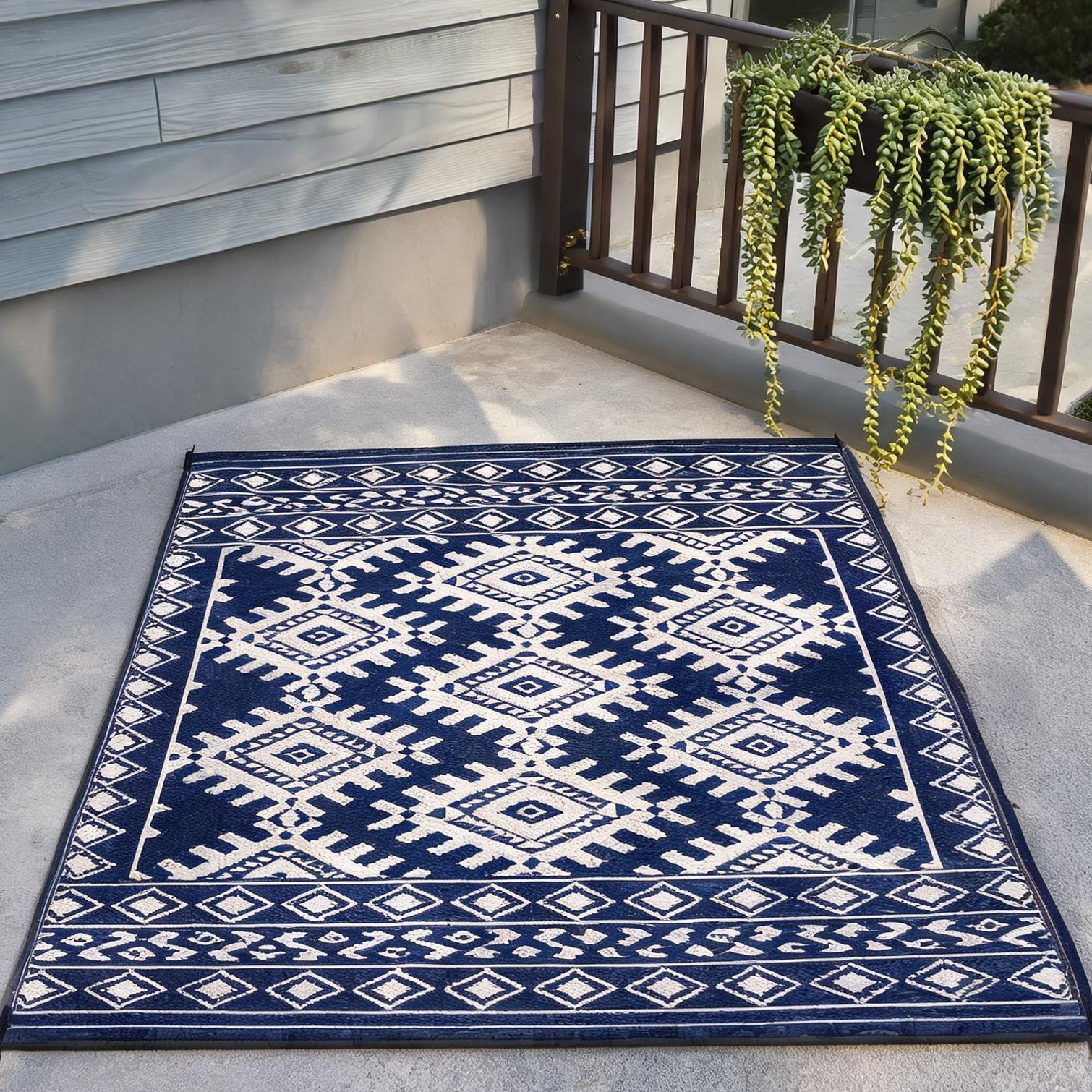 BBabe 310G M2 Pp and Outdoor Rugs for Outdoor Space 9 x 12 ft with Water-Resistant Design