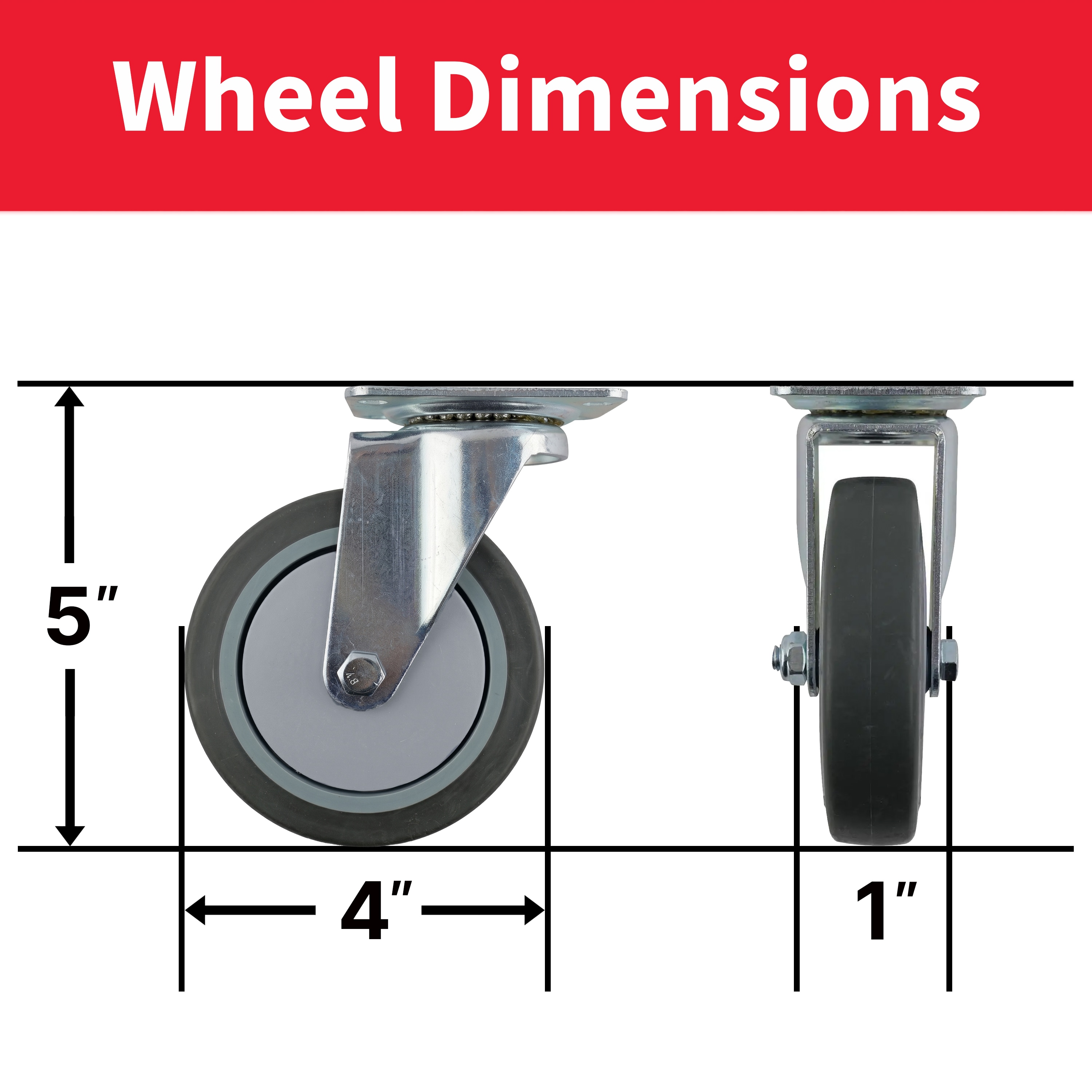 Shepherd Hardware 4033499LW casters - View #6