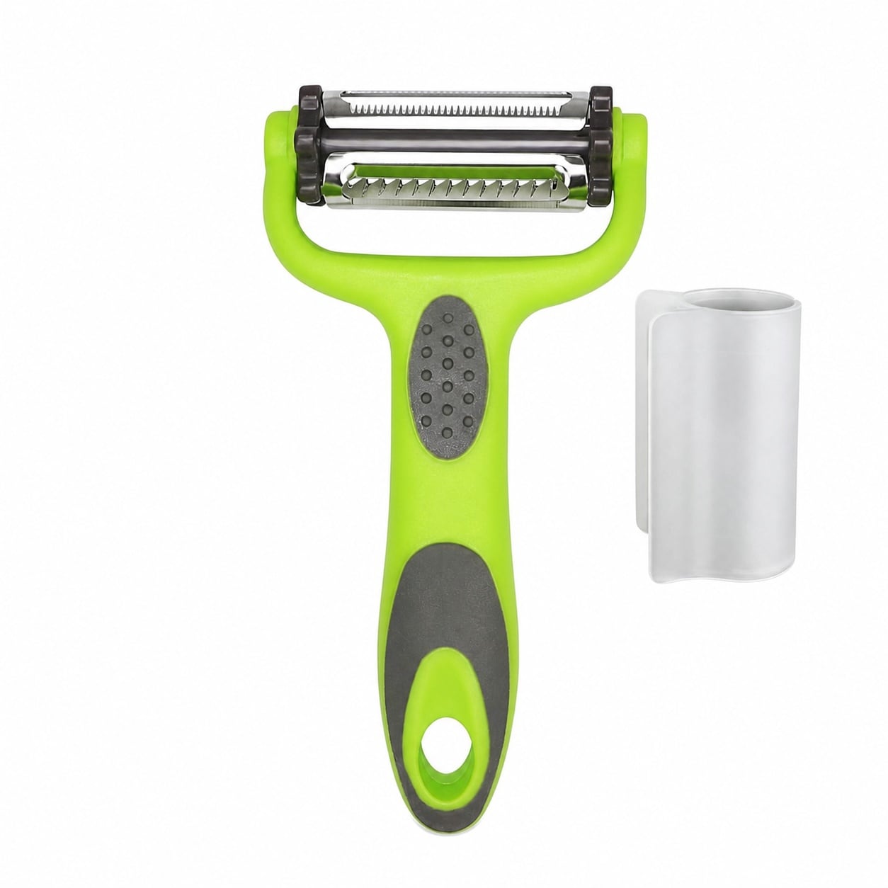 Aoibox  3 in 1 Rotatable 360 Degree Y Peeler for Vegetables and Fruit with Julienne Serrated and Standard Blades