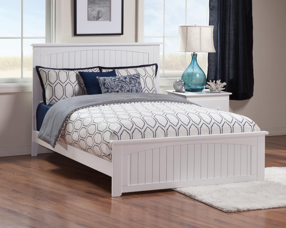 AFI Furnishings Nantucket White Queen Wood Bed Frame in the Beds ...