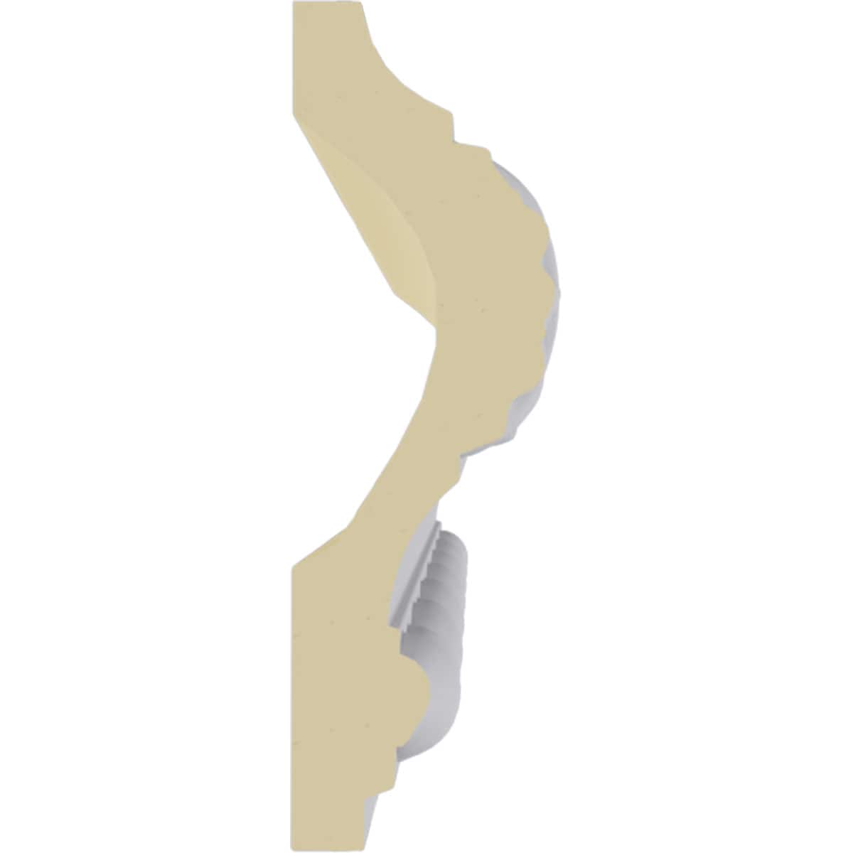 Ekena Millwork MLD05X01DU Chair-Rail-Moulding - View #2