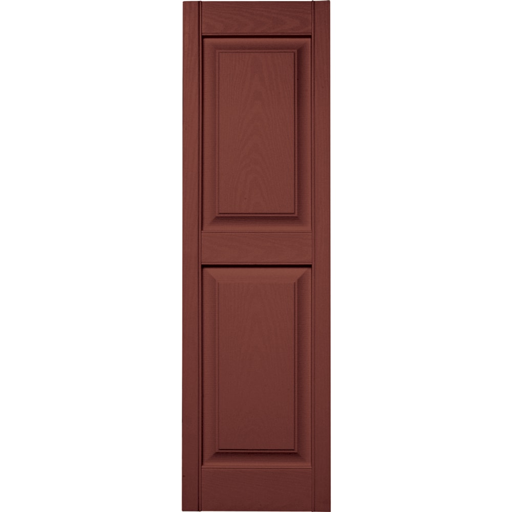 Vantage V4711451027 14.875-in W x 50.875-in H Cambridge Red Exterior Shutters