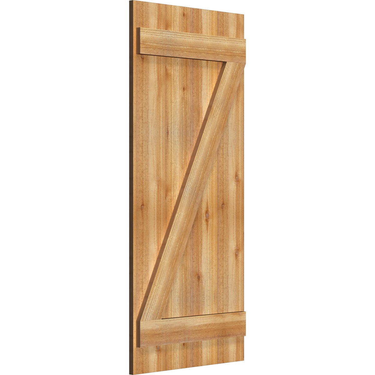 Ekena Millwork RBJ06Z21X048RWR Exterior-Shutters - View #2