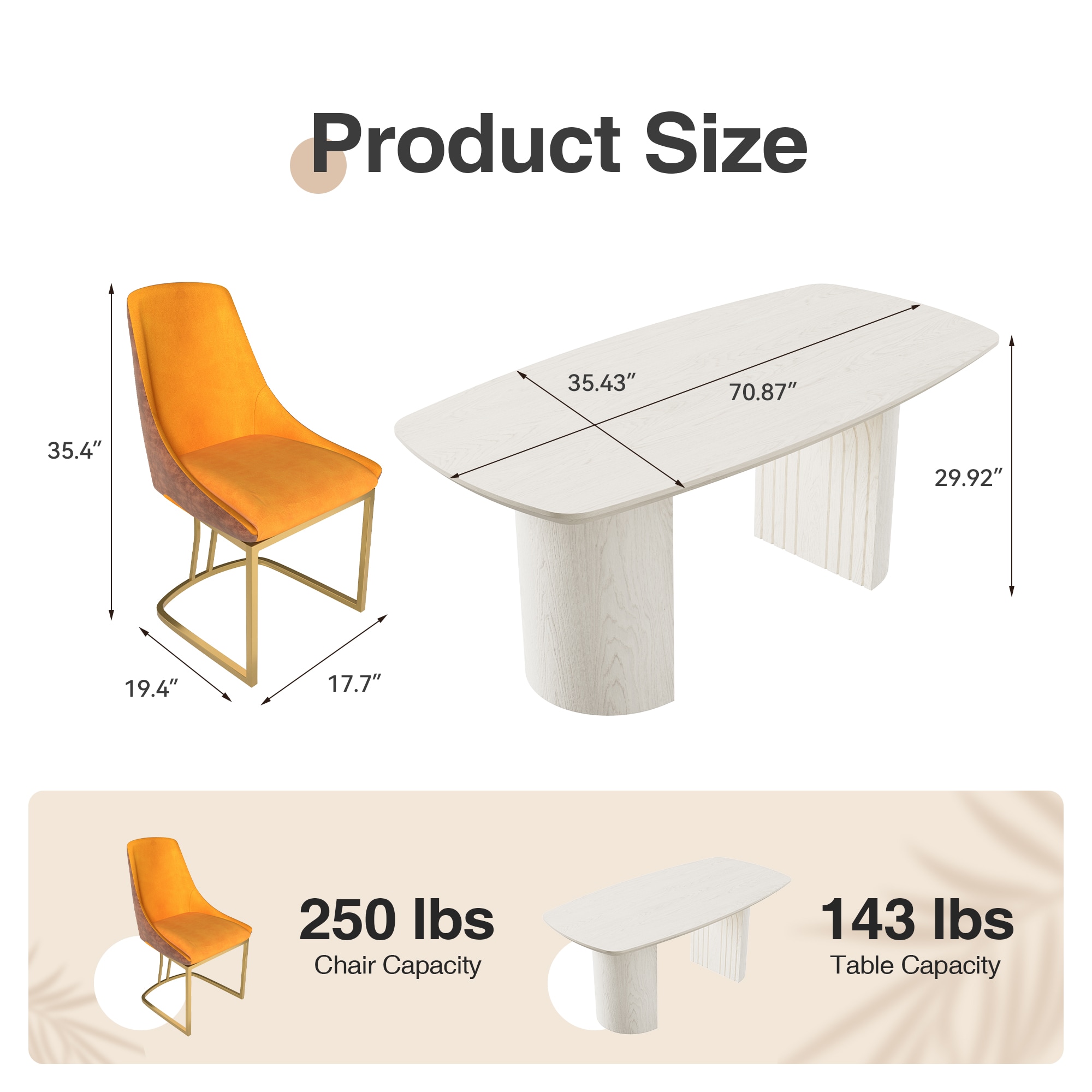 Clihome CL-1660A32OR Dining-Sets - View #5