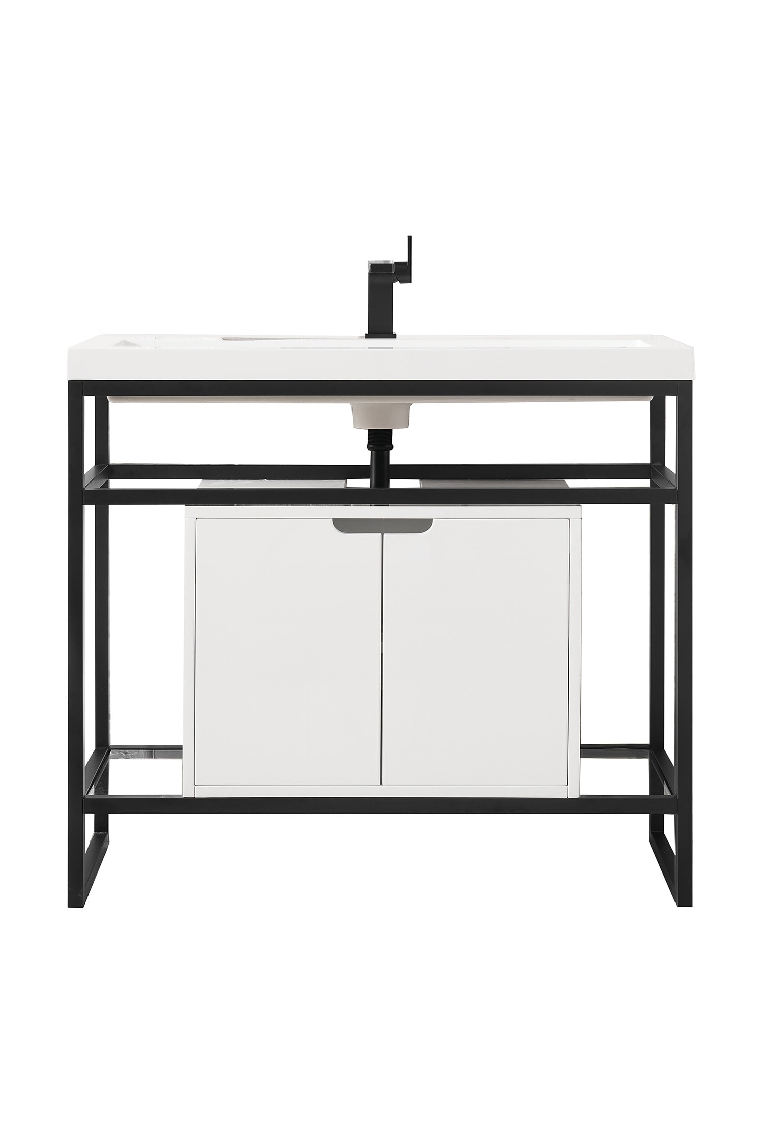 James Martin Vanities Boston Radiant Gold Stainless Steel Freestanding  Transitional Console Sink with Base (39.5-in x 15.4-in x 35.5-in) in the  Console Sinks department at