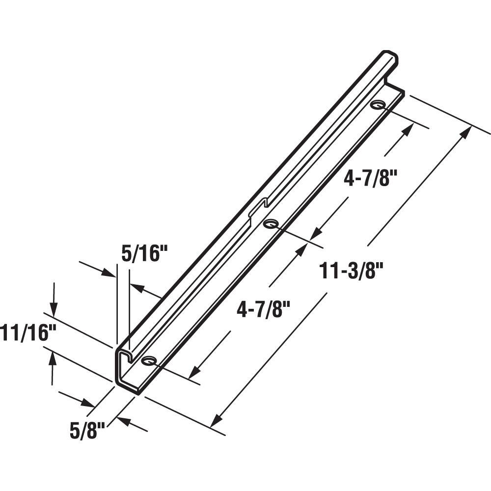 11.38 Inch Long Casement Window Tracks at Lowes.com