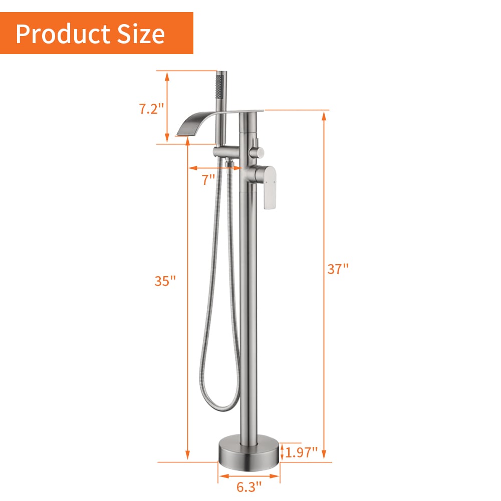 WELLFOR GSM-18009BN Roman-Tub-Faucets - View #6