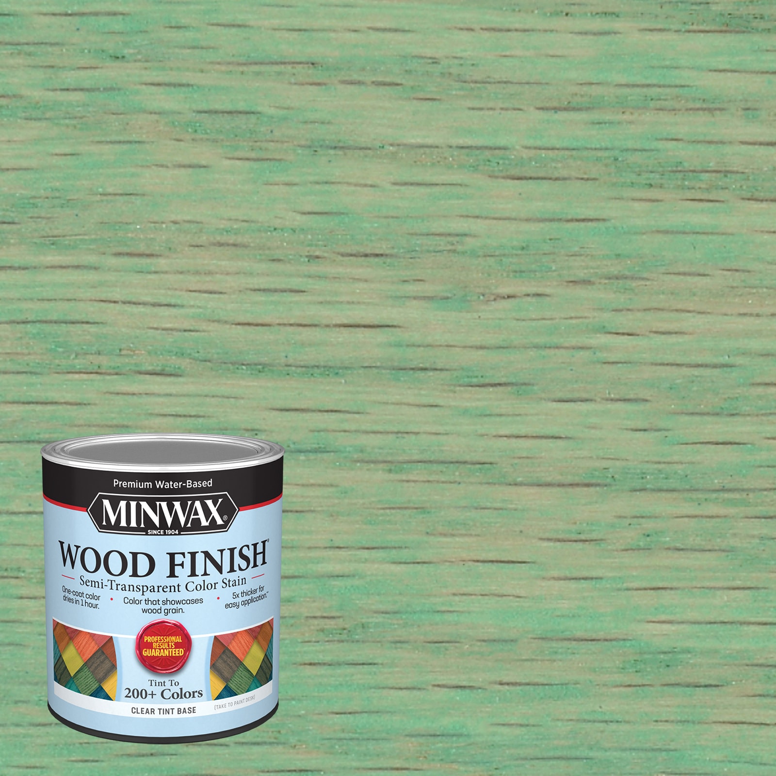 Minwax Wood Finish Water-Based Antique Jade Mw1020 Semi-Transparent  Interior Stain (1-Quart) in the Interior Stains department at, Green Wood  Stain 