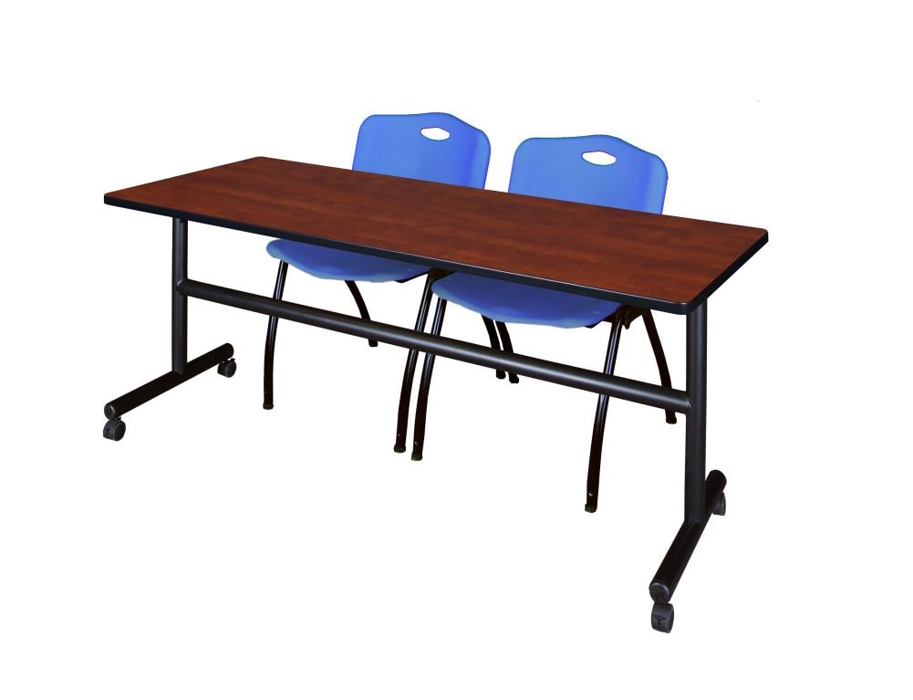 Regency MKFT7230CH47BE Training Red 4-Person Training Table (72-in W x 29-in H)