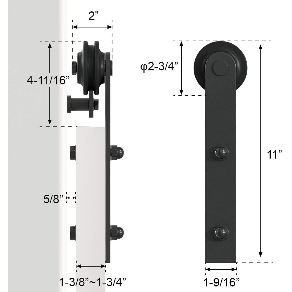 WINSOON GCM2089 Barn-Door-Roller-Kits - View #7