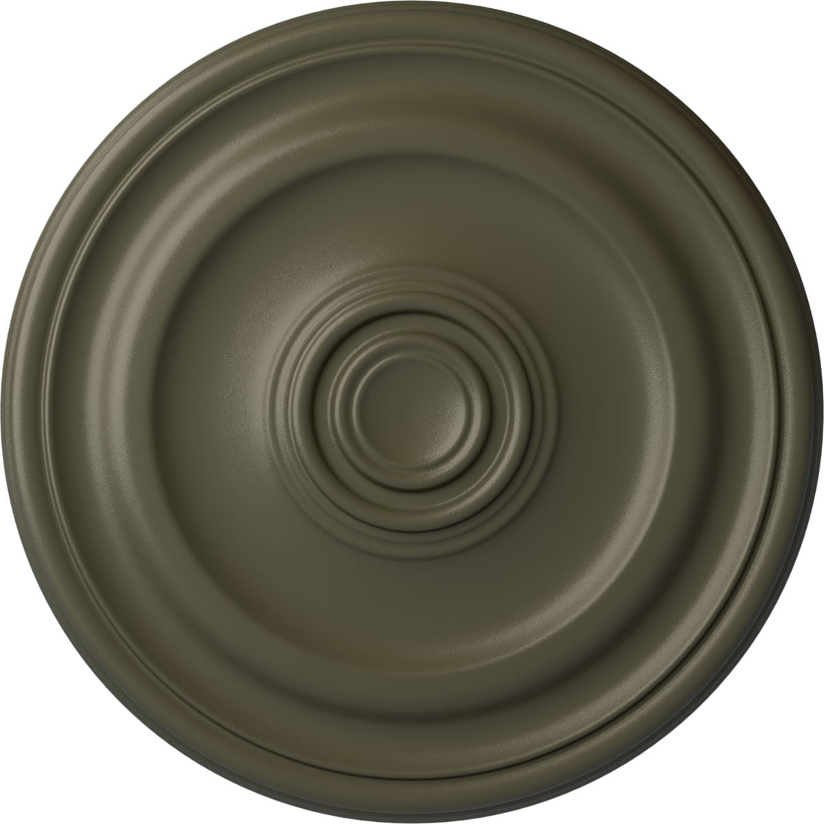 Ekena Millwork CM15DEWHF Devon 15.75-in W x 15.75-in L Painted Witch Hazel Polyurethane Whole Ceiling Medallion