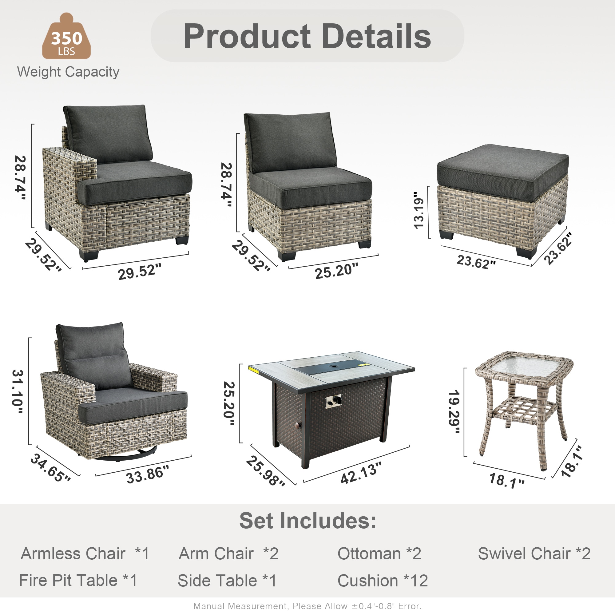 Caodoc L5-CFP03-YZTBS109-1 Patio-Sofas-Daybeds - View #7